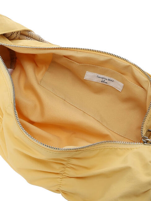 Samansa Mos2 blue「シャーリングミニドラムバッグ」|その他|