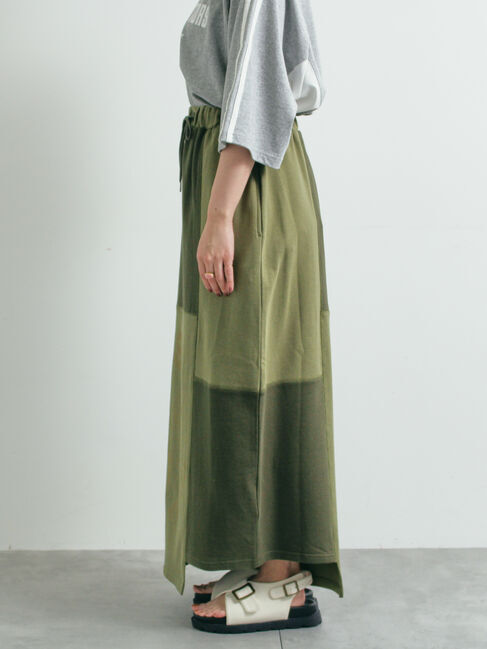 SM2「裏毛プリント配色アシメスカート」|スカート|