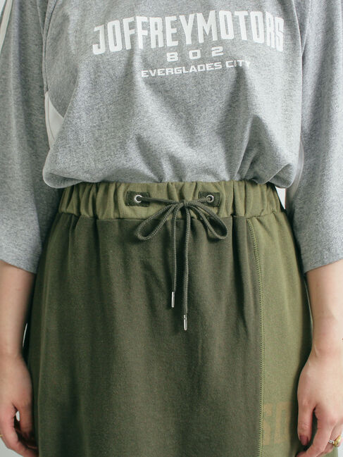 SM2「裏毛プリント配色アシメスカート」|スカート|