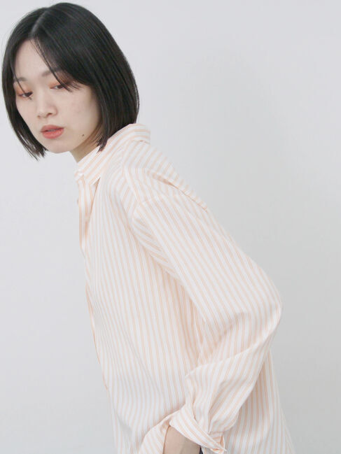 Samansa Mos2 blue「【接触冷感】マルチスタイルシャツ」|シャツ・ブラウス|