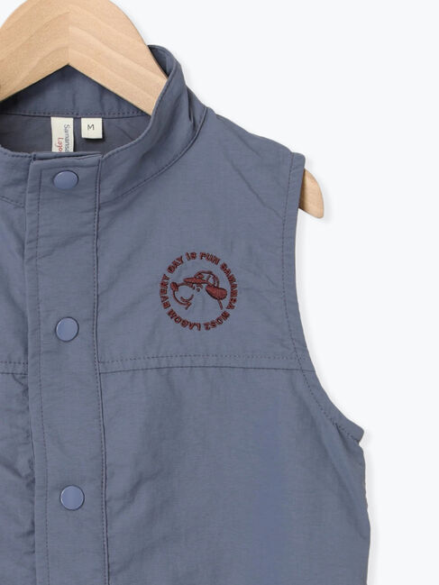 Samansa Mos2 Lagom「【撥水】ナイロンベスト(セットアップ)」|ダウンベスト・ベスト|