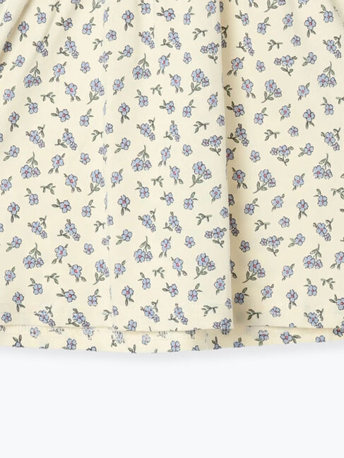 Samansa Mos2 Lagom「小花プリントギャザーT」|Tシャツ・カットソー|