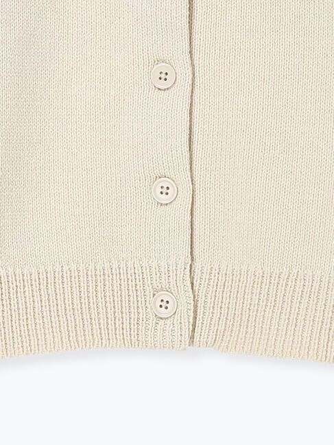 Samansa Mos2 Lagom「襟付きニットカーディガン」|カーディガン|