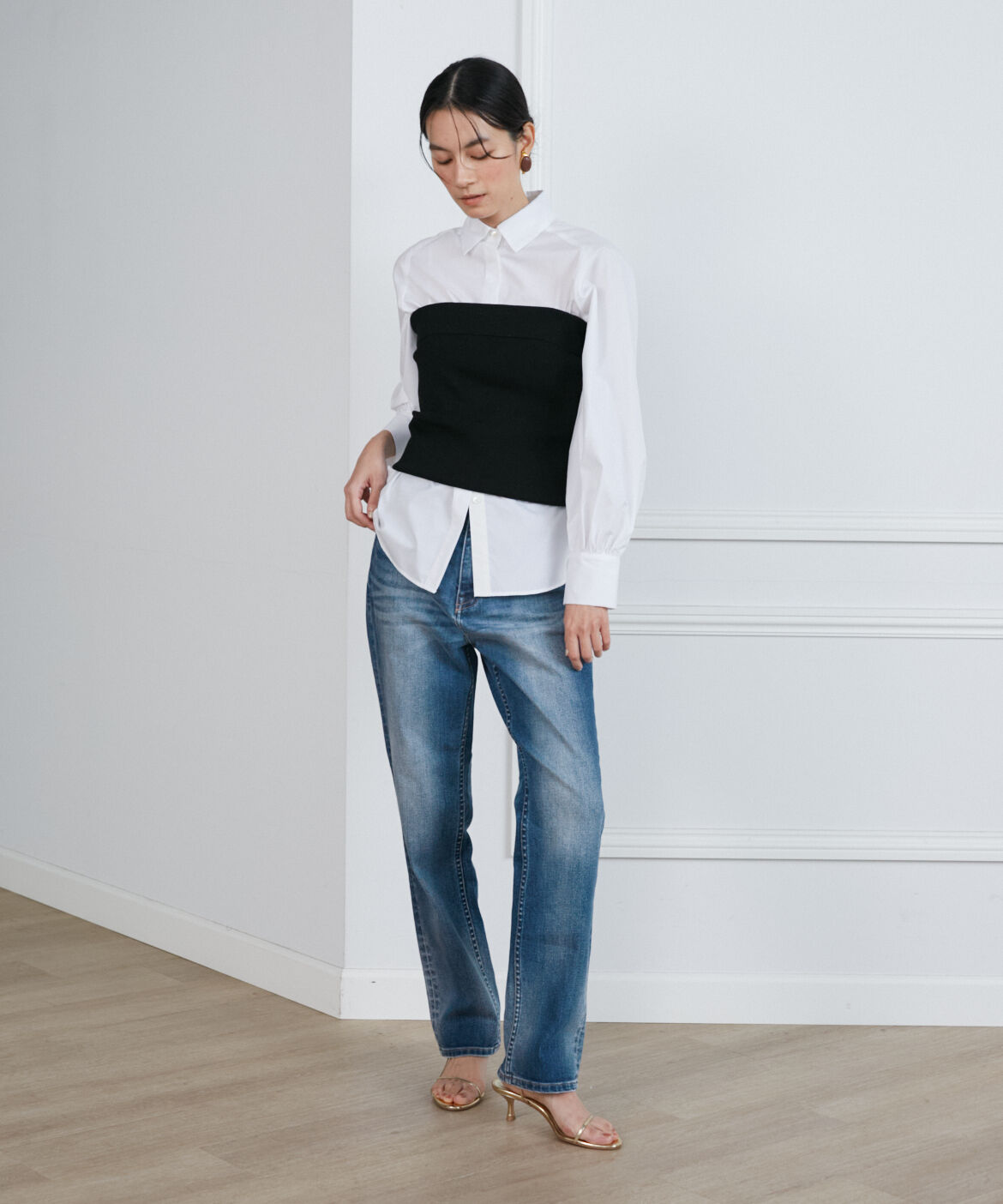 INED「《Luftrobe》ハンマースリーブブラウス」|シャツ・ブラウス|