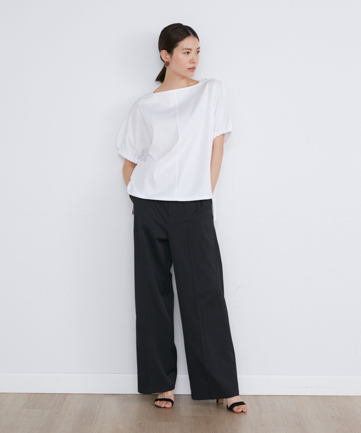 INED「ボートネックドルマンカットソー」|Tシャツ・カットソー|