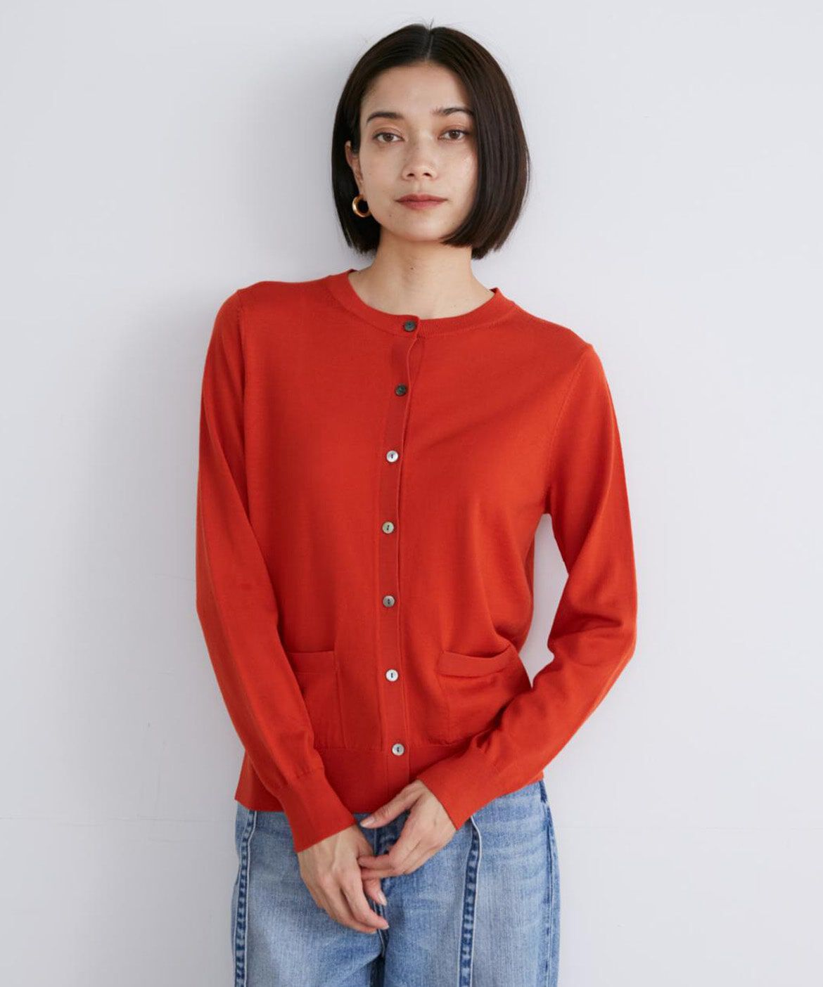 INED「ウールカーディガン」|カーディガン|