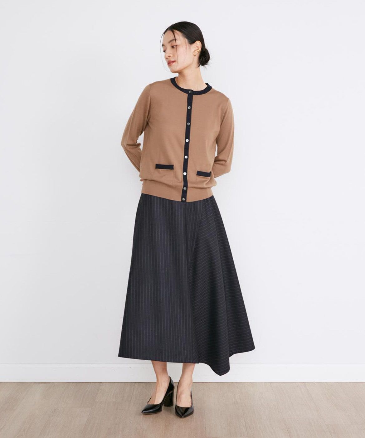 INED「ウールカーディガン」|カーディガン|