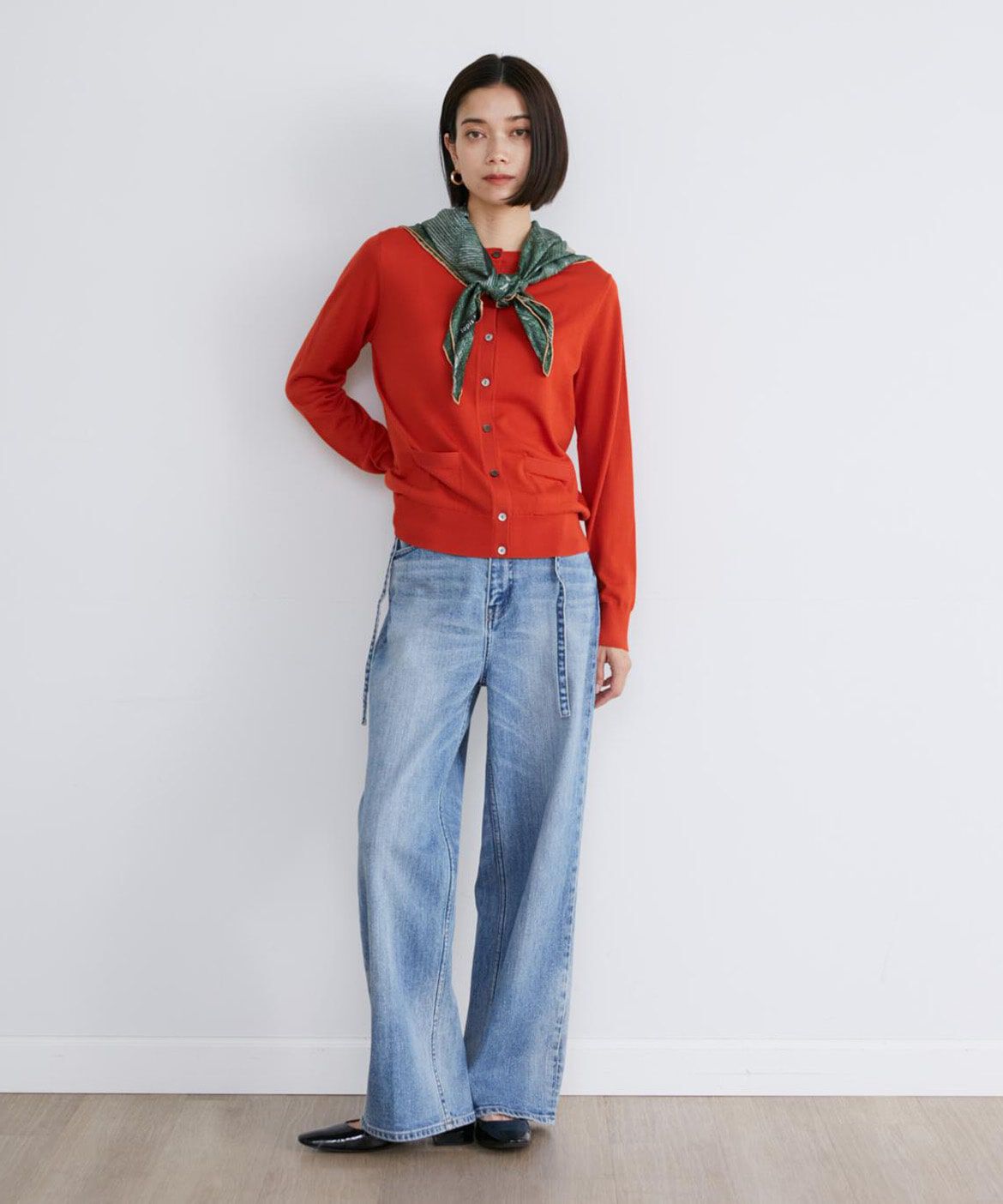 INED「ウールカーディガン」|カーディガン|