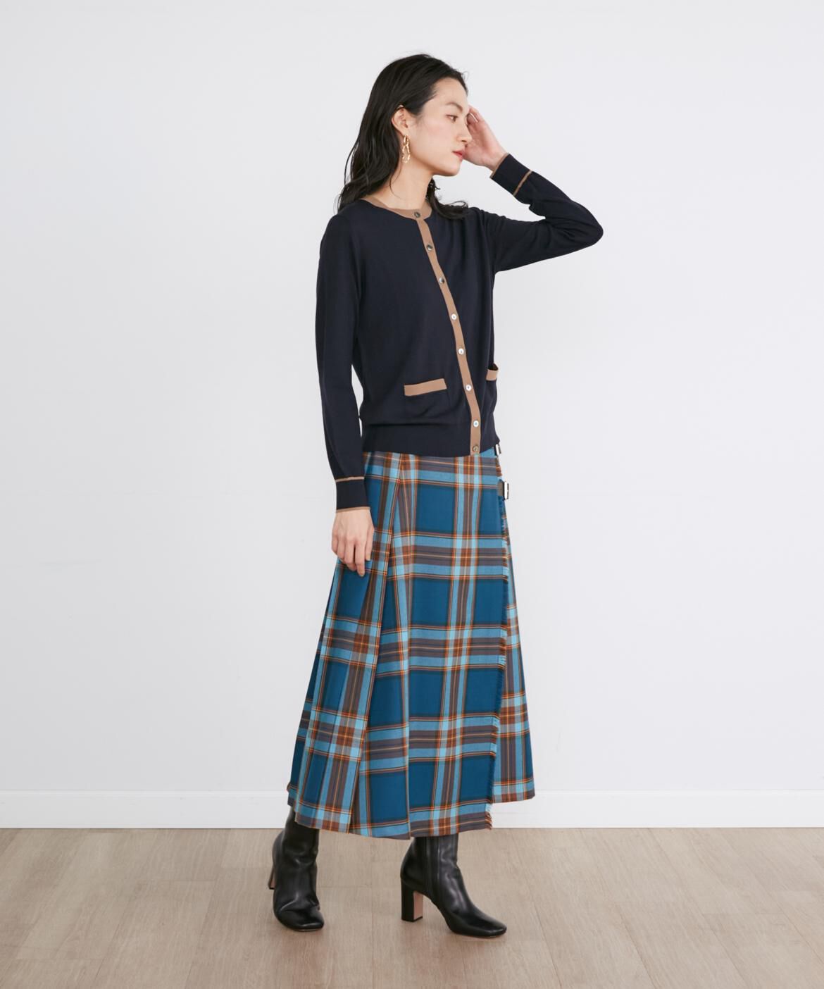 INED「ウールカーディガン」|カーディガン|