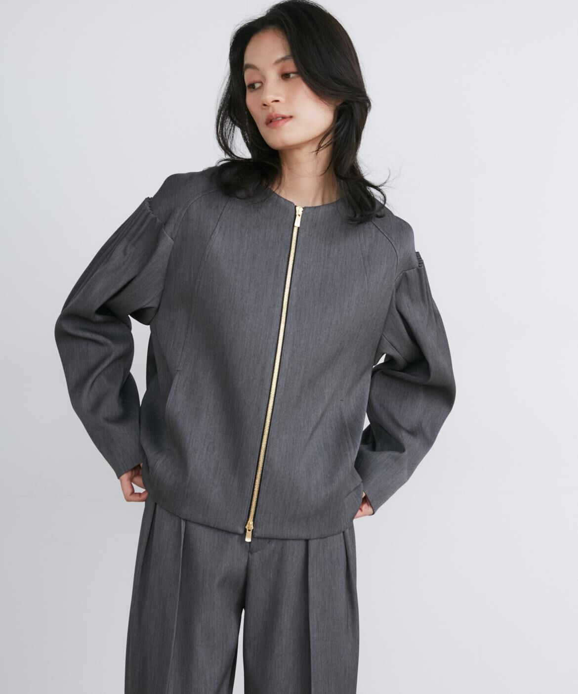 INED「タックディテールジップブルゾン《la veille by SUPERIOR CLOSET》」|その他|