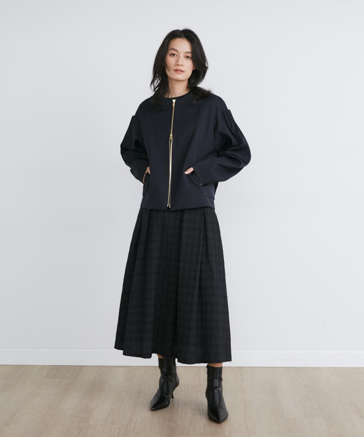 INED「タックディテールジップブルゾン《la veille by SUPERIOR CLOSET》」|その他|