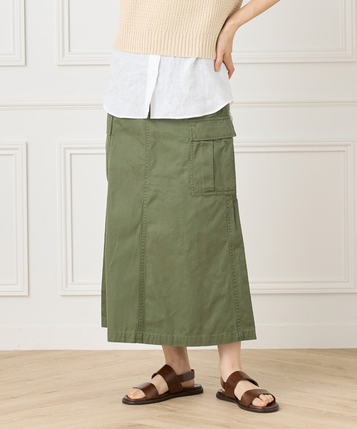 INED「ミリタリースカート《YVON》」|スカート|