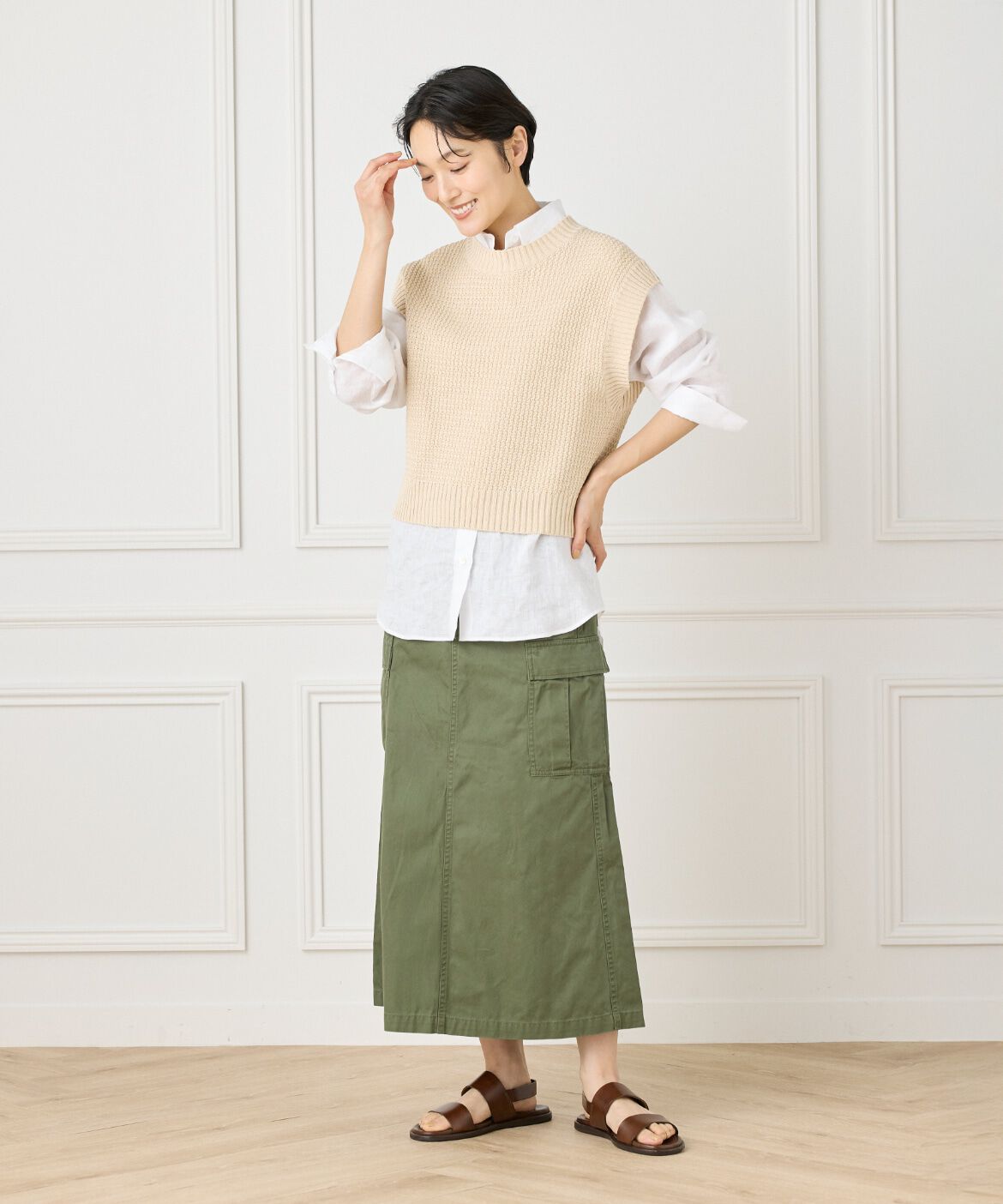 INED「ミリタリースカート《YVON》」|スカート|