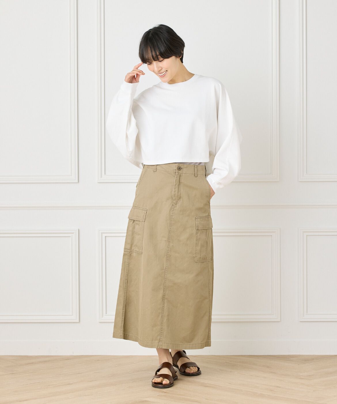 INED「ミリタリースカート《YVON》」|スカート|