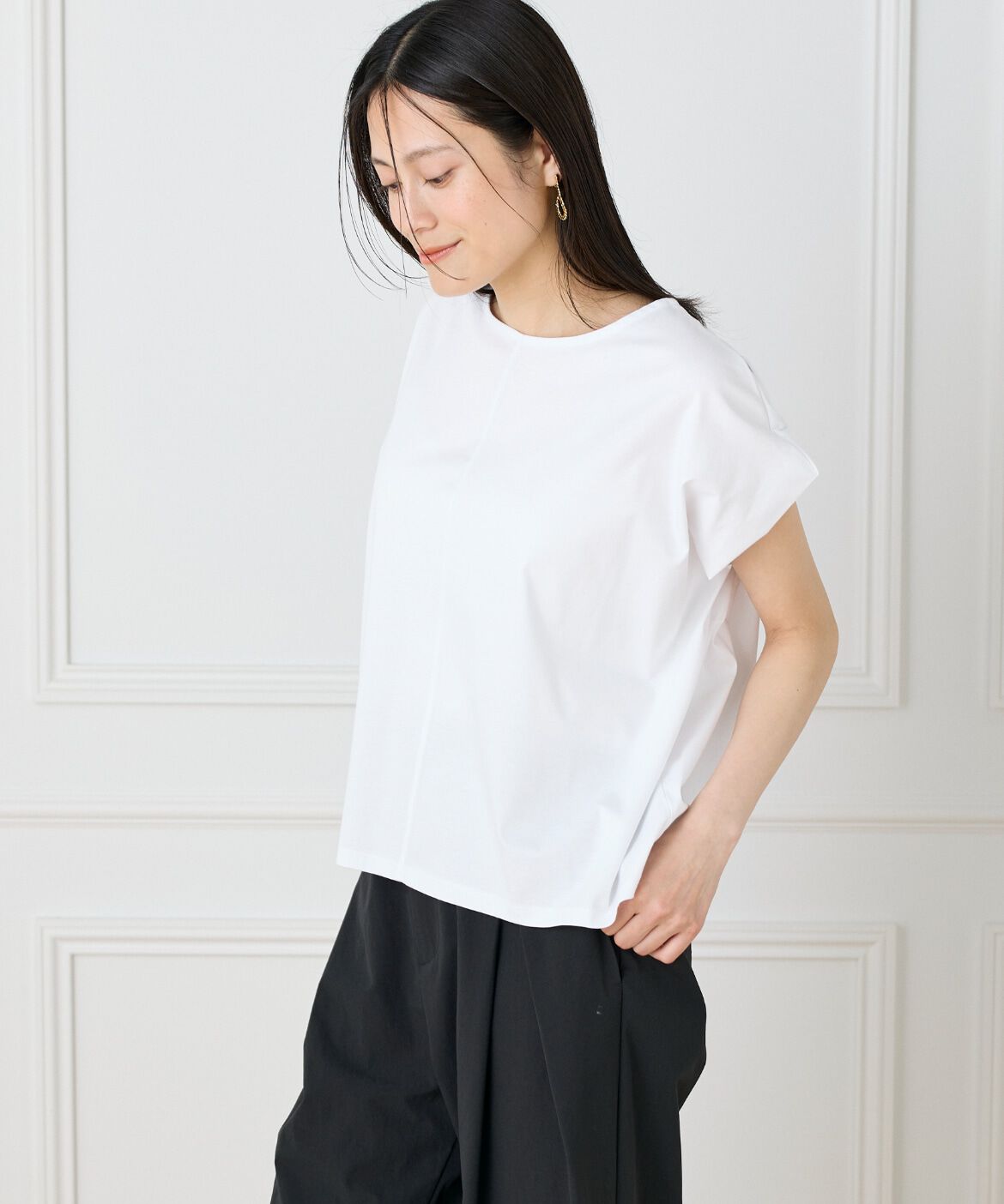 DAY by DAY it&rsquo;s international「ボックスシルエットプルオーバー」|Tシャツ・カットソー|オフホワイト1