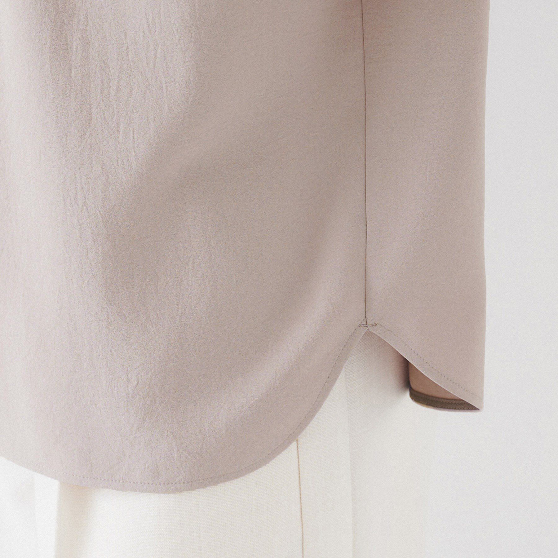 UNTITLED「【セットアップ可/接触冷感/イージーケア】リラクミスト　2WAYブラウス」|シャツ・ブラウス|