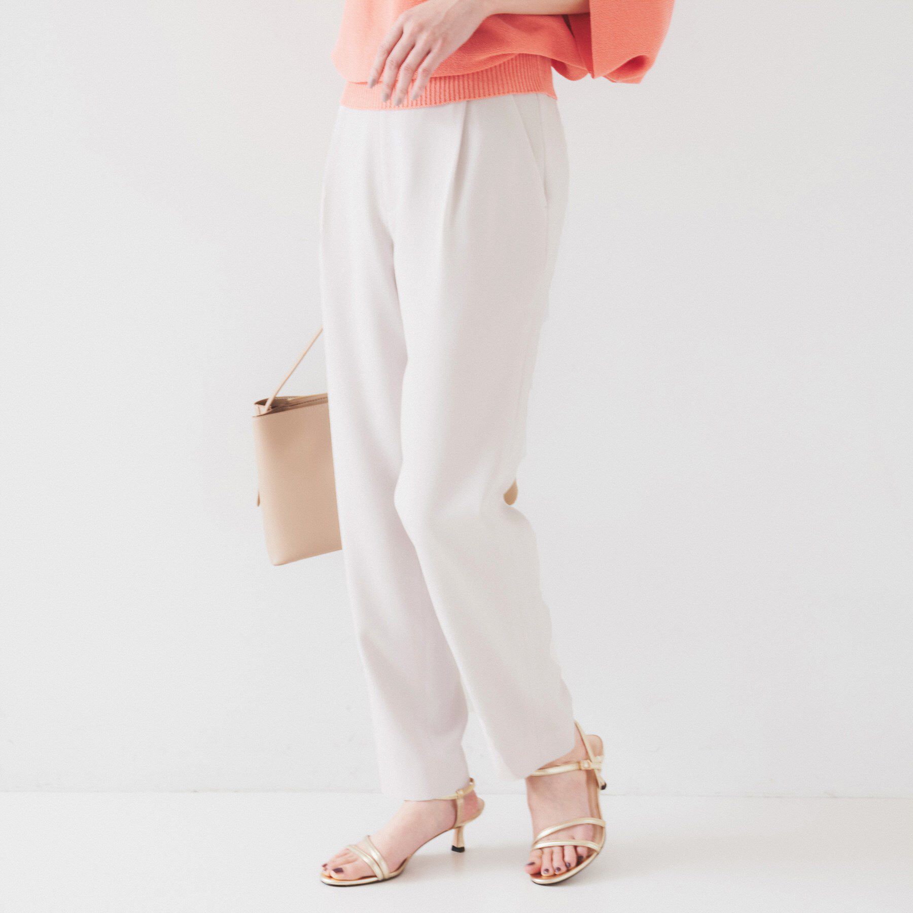 UNTITLED「【オンオフ/ストレッチ】ツイルテーパードパンツ」|その他|