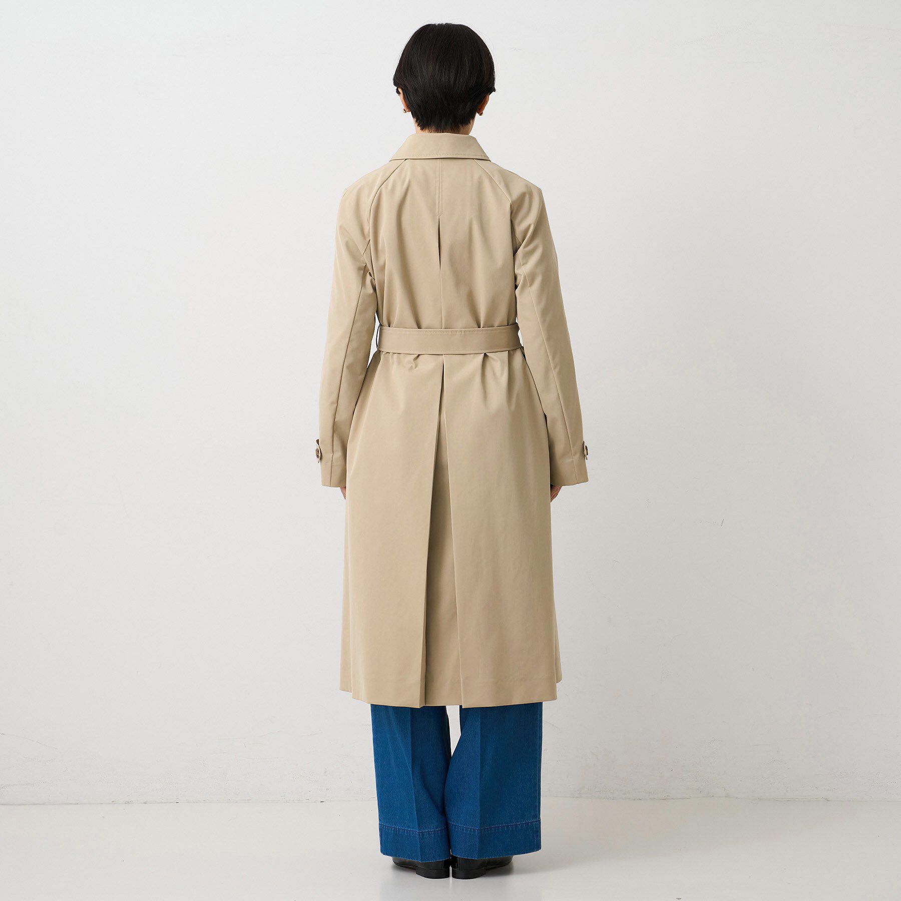 UNTITLED「【はっ水/洗える】タスランステンカラーコート」|ステンカラーコート|