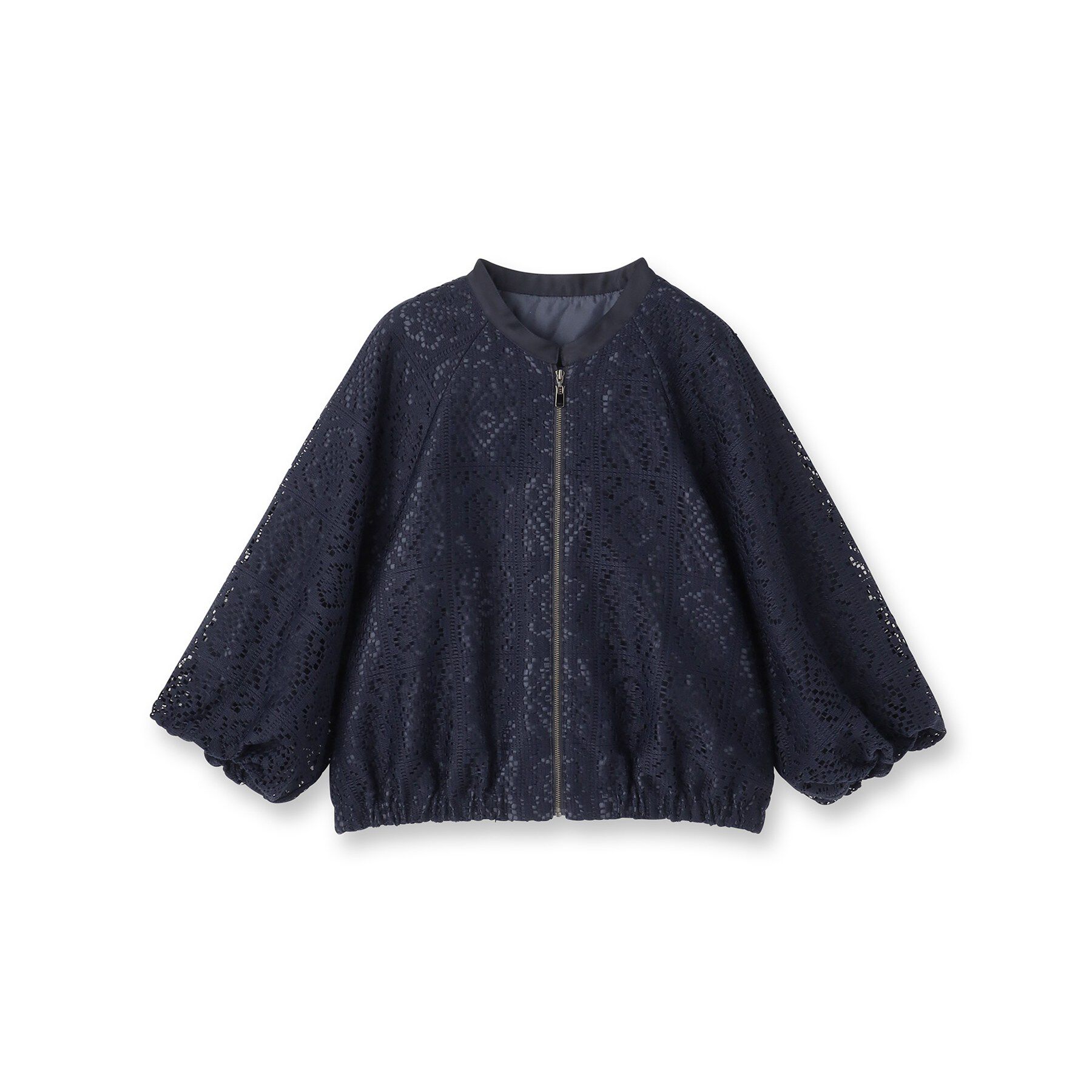 Reflect「【セットアップ可】ジップアップレースショートブルゾン」|ブルゾン・スタジャン|