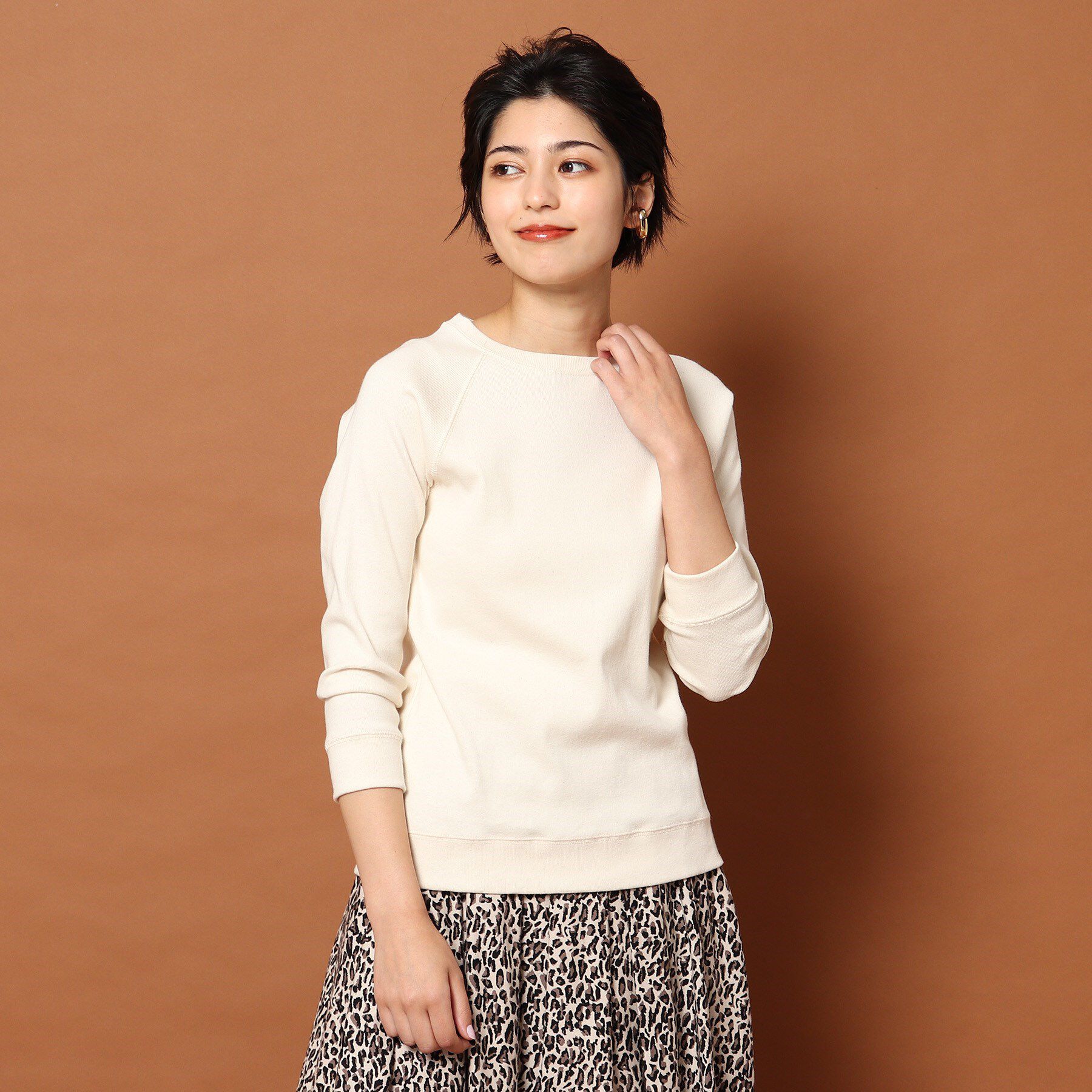 DRESSTERIOR「ラグランスリーブコットンプルオーバー」|パーカー|