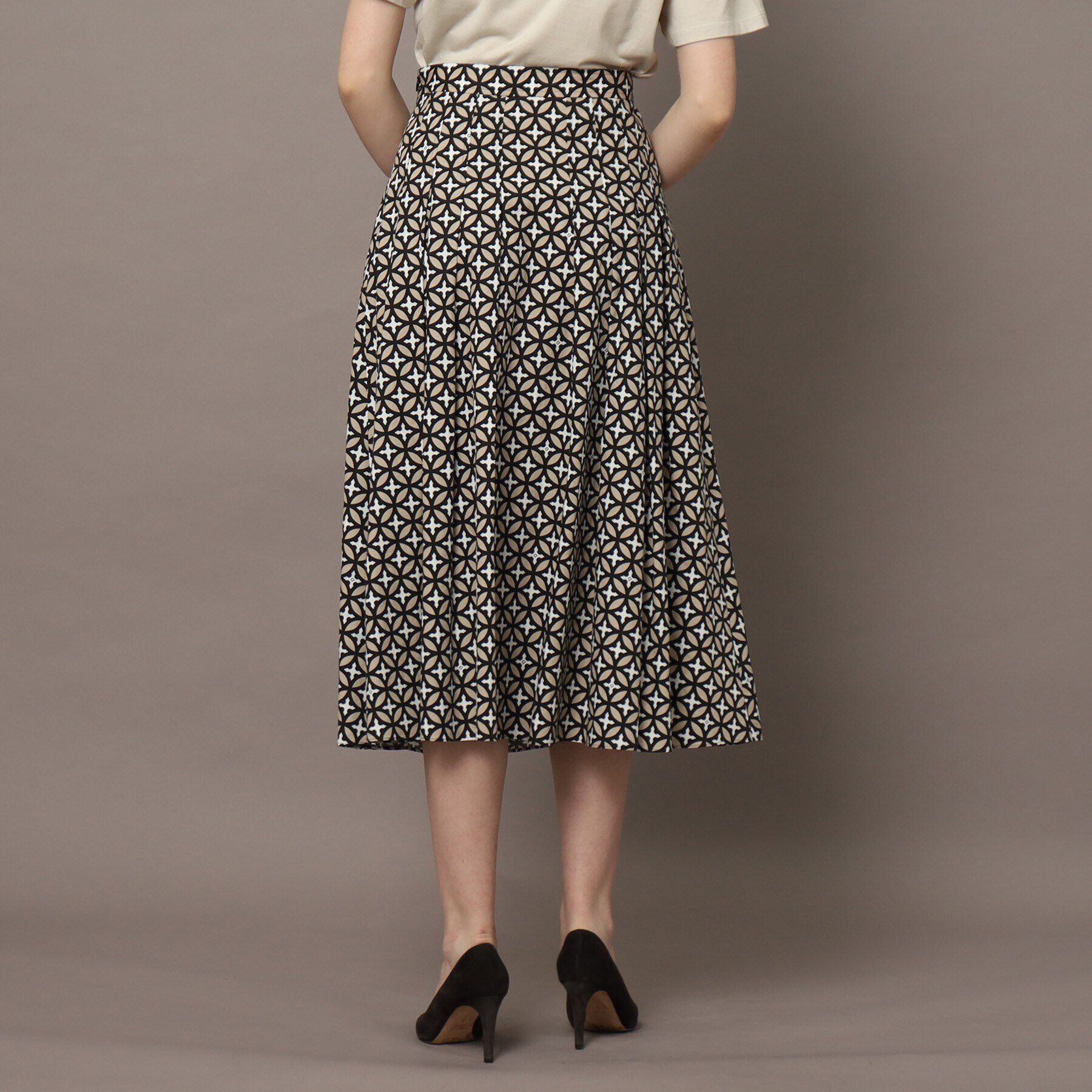 DRESSTERIOR「オーバーラップサークルタックスカート」|スカート|