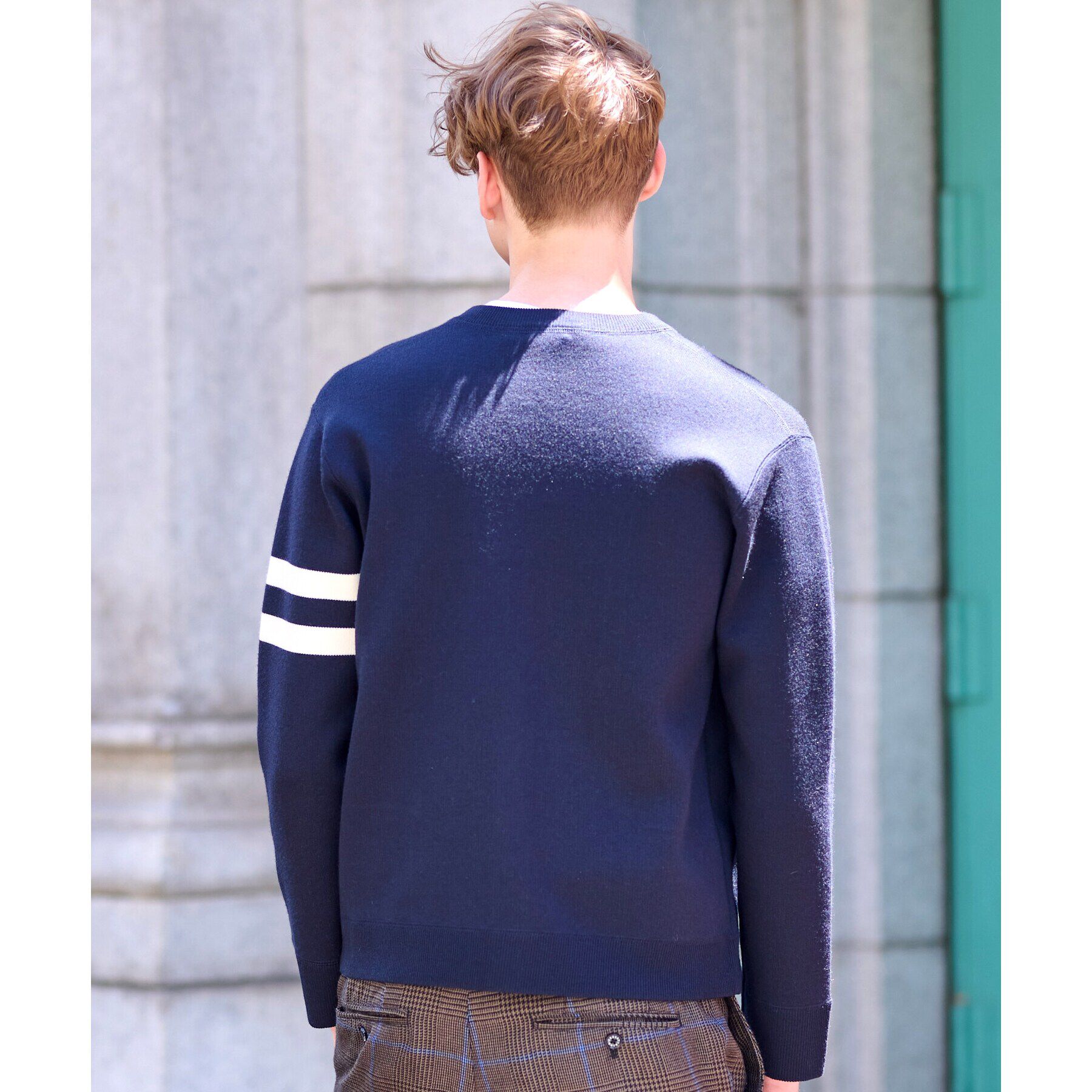 DRESSTERIOR「ウォッシャブル アームライン ラウンドカーディガン」|カーディガン|