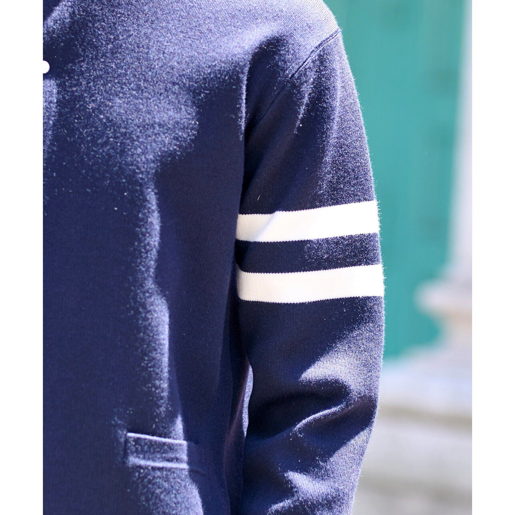 DRESSTERIOR「ウォッシャブル アームライン ラウンドカーディガン」|カーディガン|