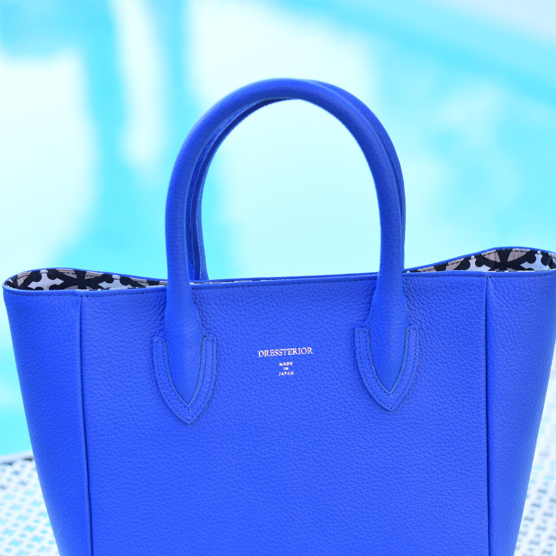 DRESSTERIOR「【日本製】シュリンクレザーミニトート」|トートバッグ|