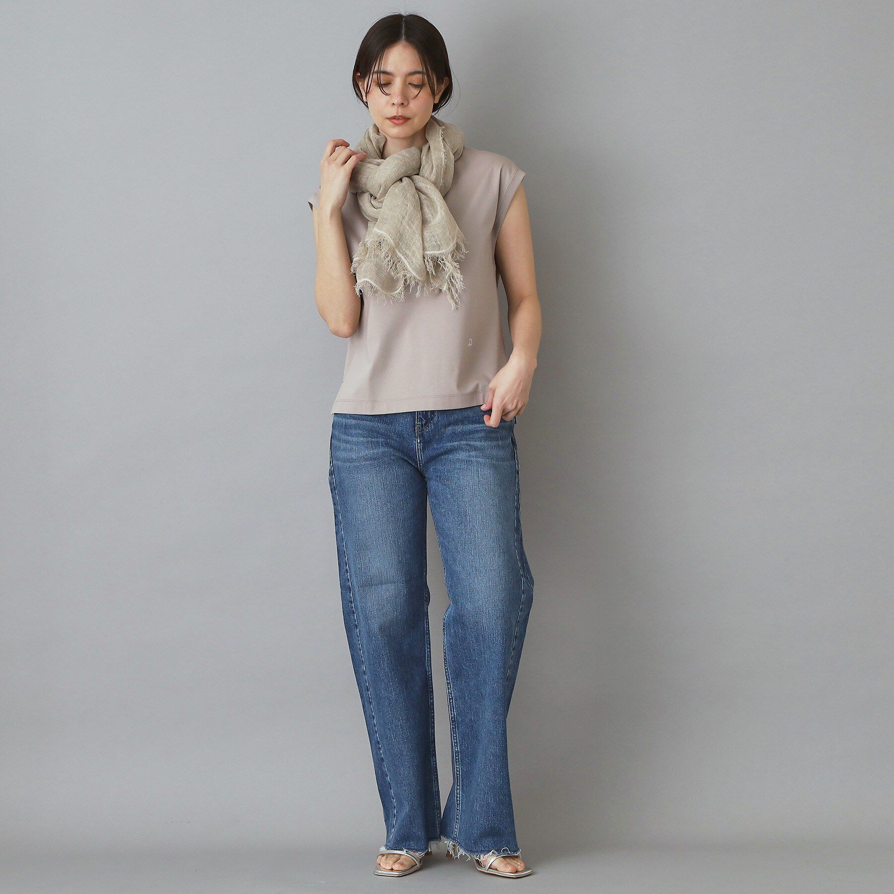 DRESSTERIOR「MADRAS（マドラス）薄手大判ストール」|ストール|