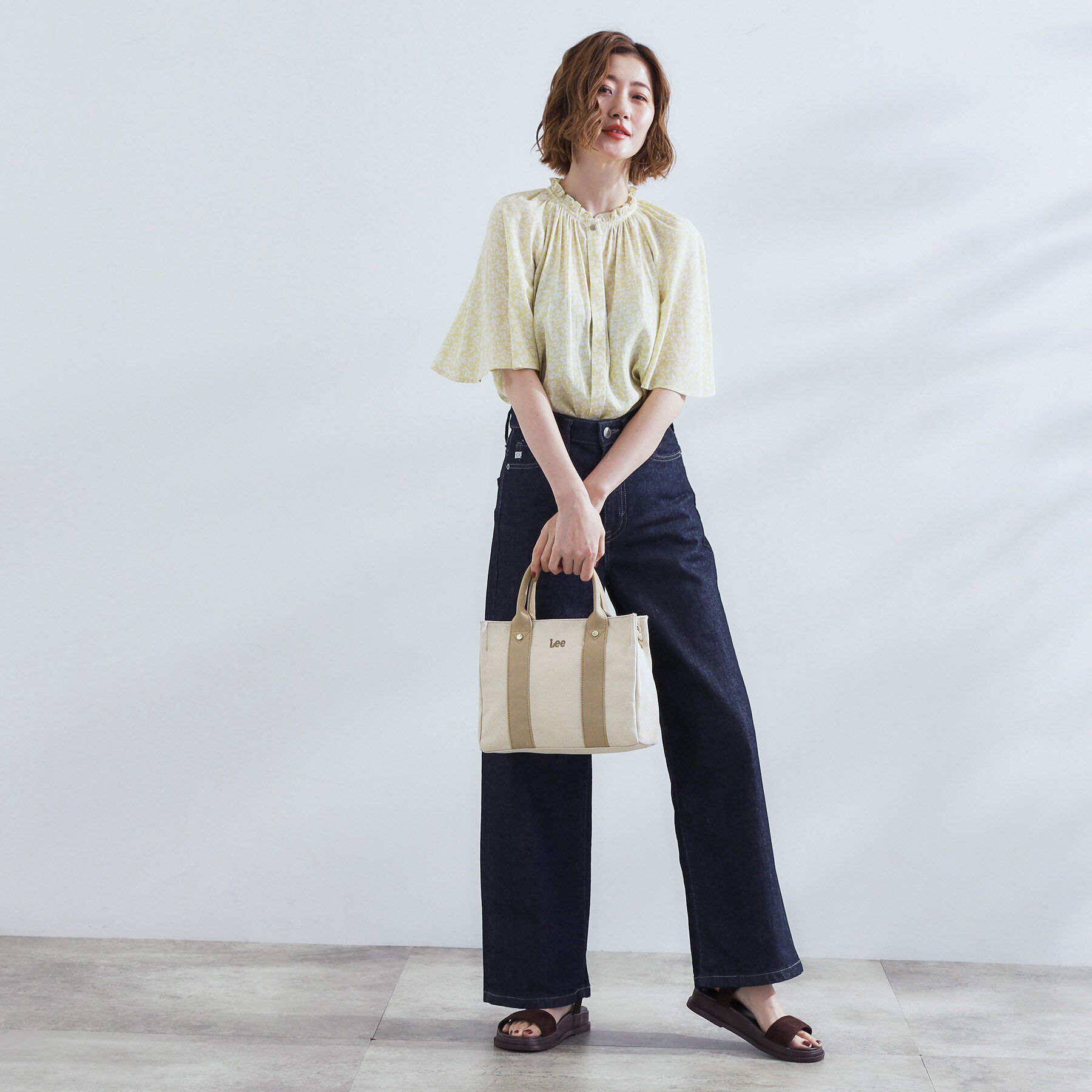 grove「【Lee別注】スクエアキャンバストート」|トートバッグ|