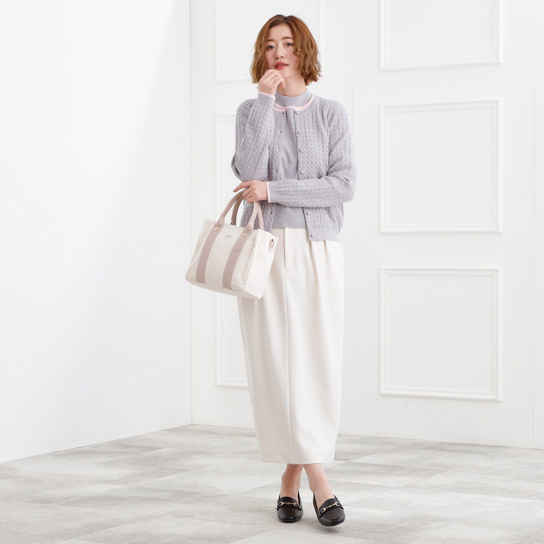 grove「【Lee別注】スクエアキャンバストート」|トートバッグ|