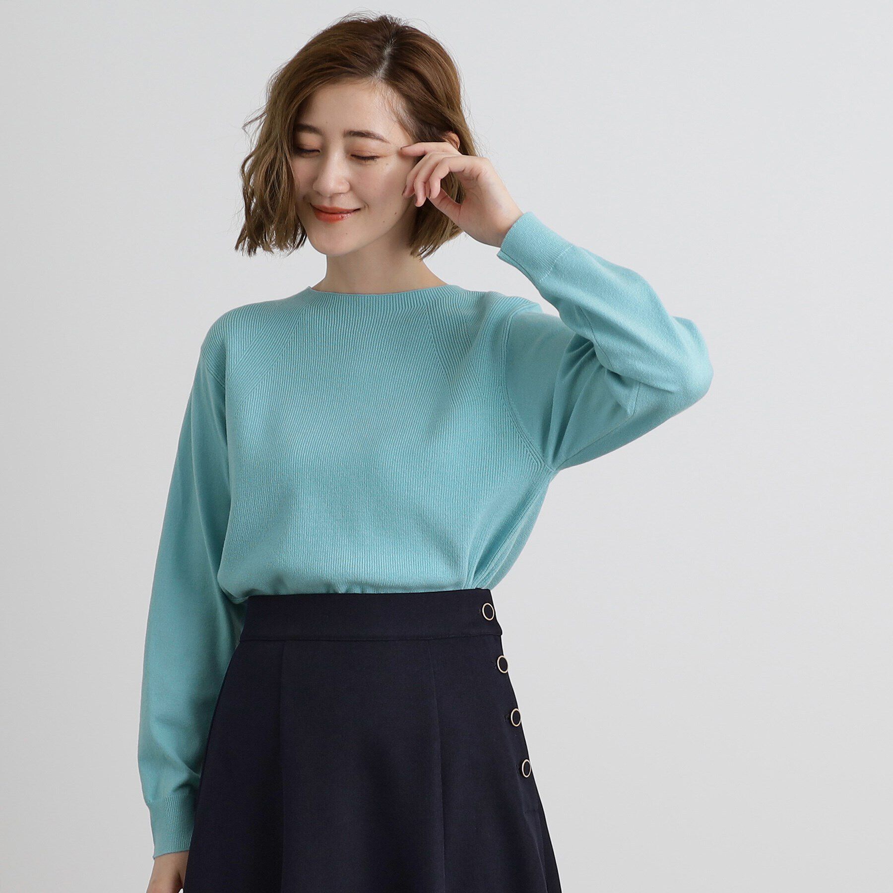 grove「【洗える】毛玉軽減ニットプルオーバー」|ニット・セーター|