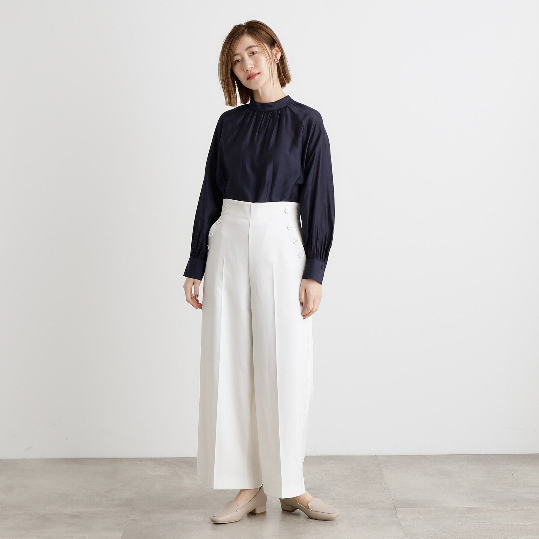 grove「ジャンパードレス＆ブラウスセットアップ」|ワンピース|