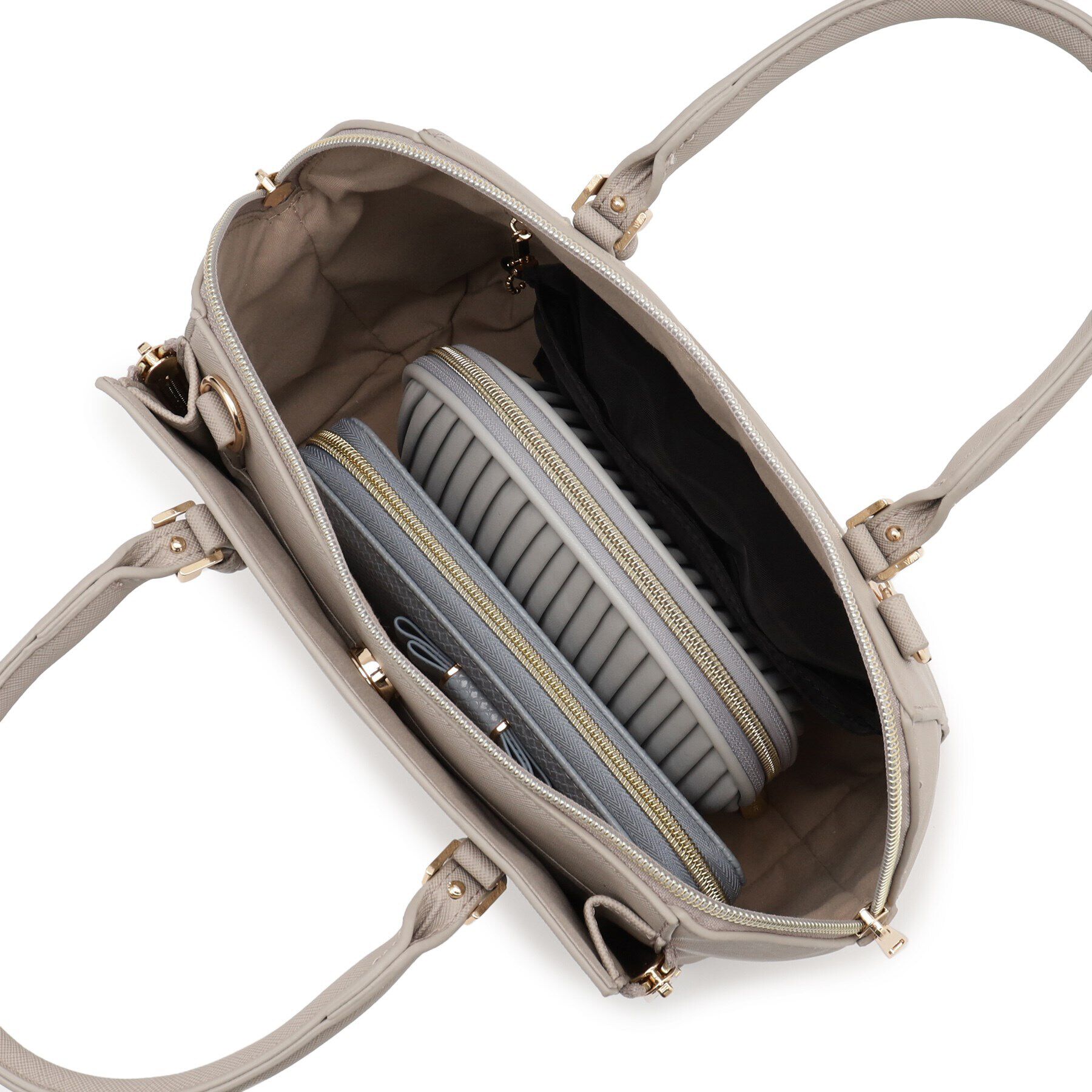 grove「【人間工学】タテZipメタルベルトサブ付き2WAYトート【入卒対応可】」|ショルダー・メッセンジャー|