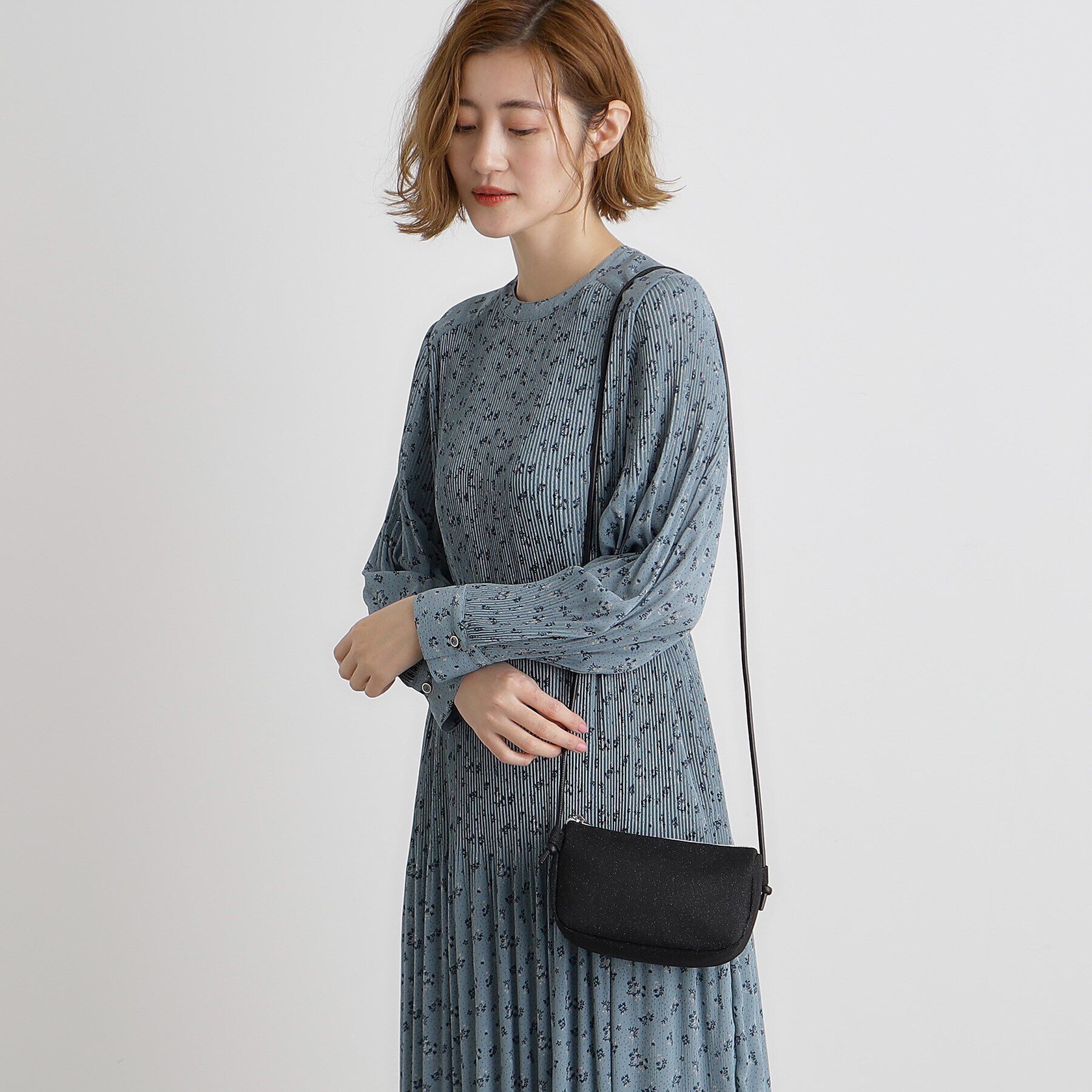 grove「ラメラウンドミニショルダー」|ショルダー・メッセンジャー|