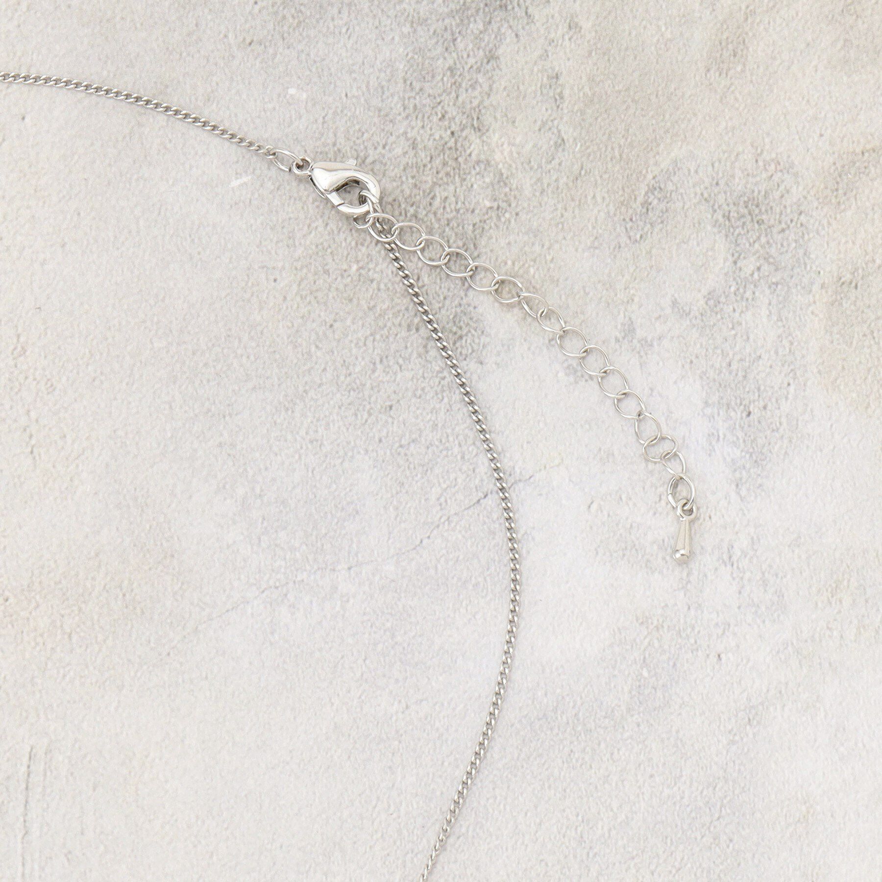 grove「メタルオーバルパール調ロングネックレス」|ネックレス|