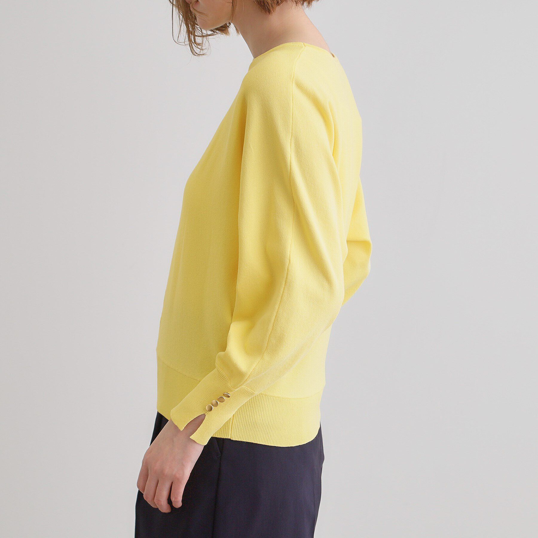 grove「【MW／抗ピル】センターシームドルマンプルオーバー」|ニット・セーター|