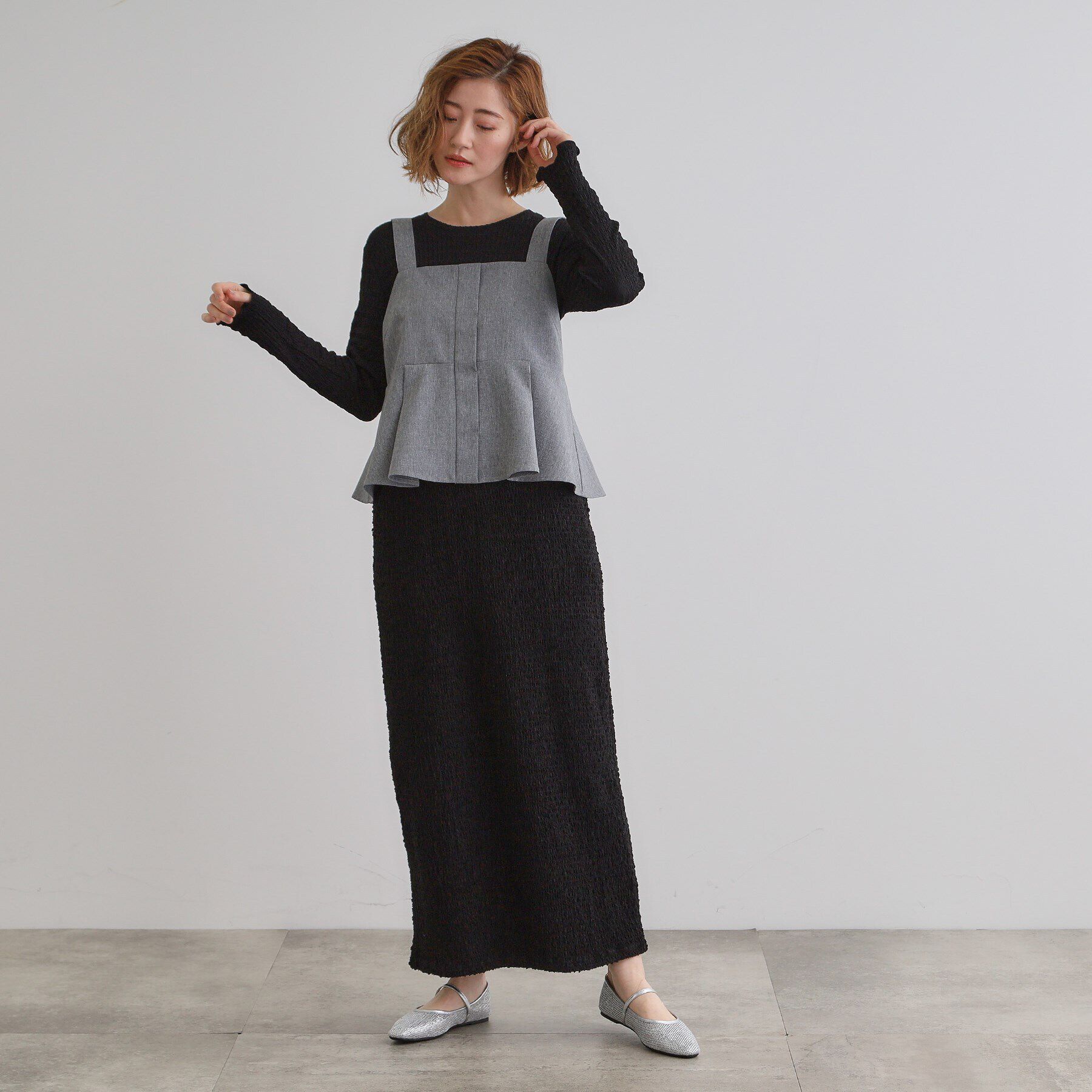 grove「メッシュメリージェーンフラットパンプス」|その他|