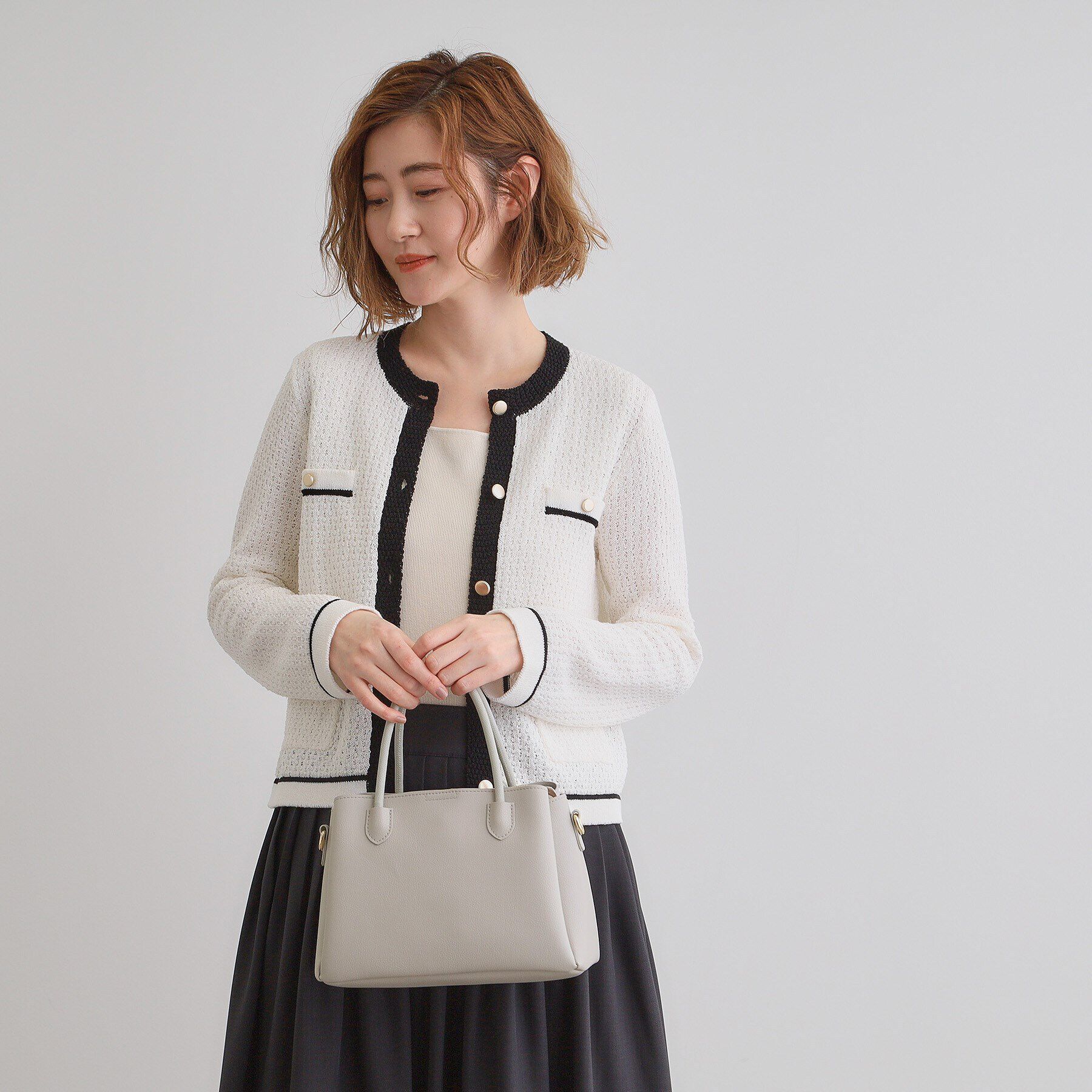 grove「【人間工学・軽量】ロープハンドル2WAYトート」|トートバッグ|