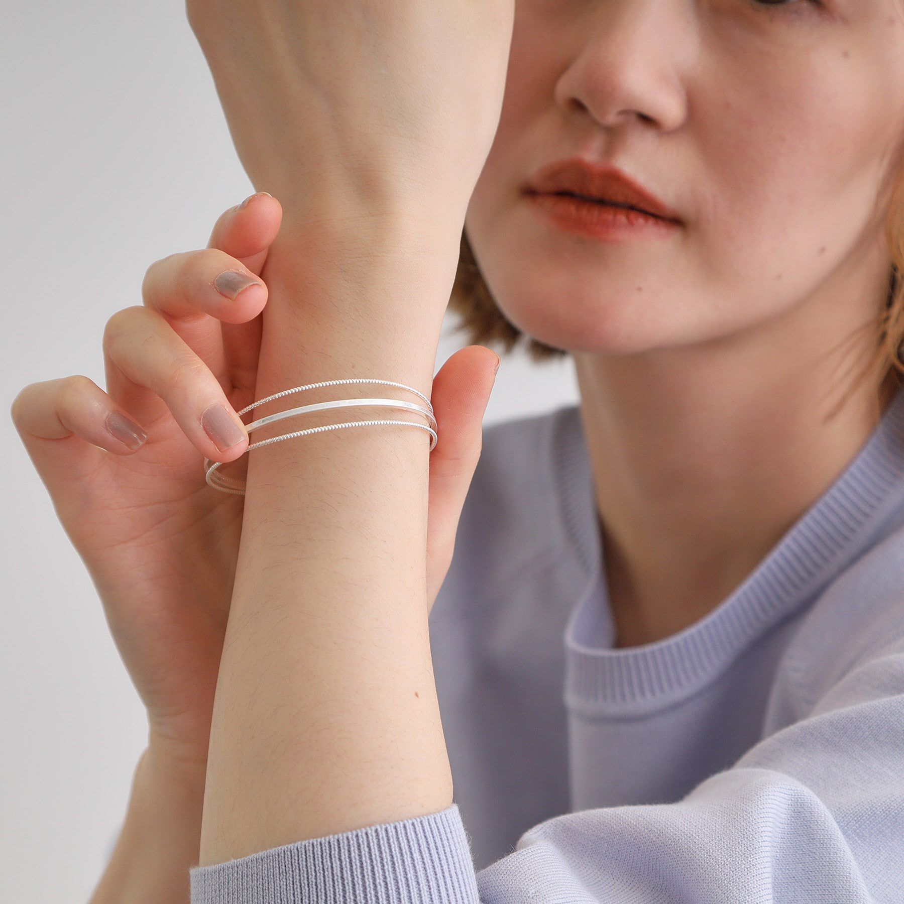 grove「3ラインメタルバングル」|ブレスレット・バングル|