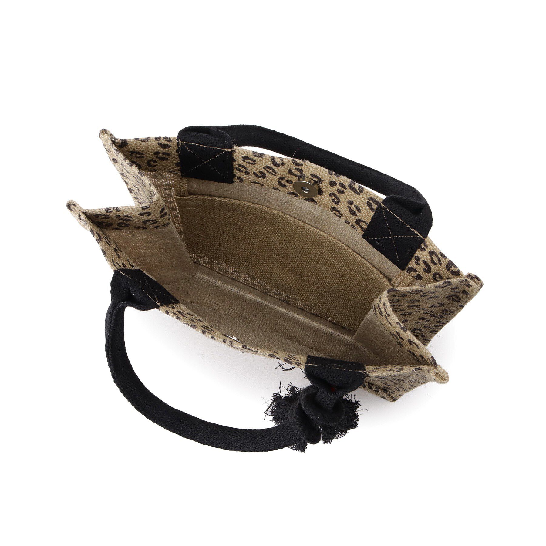 grove「スクエアタッセルジュートトート」|トートバッグ|