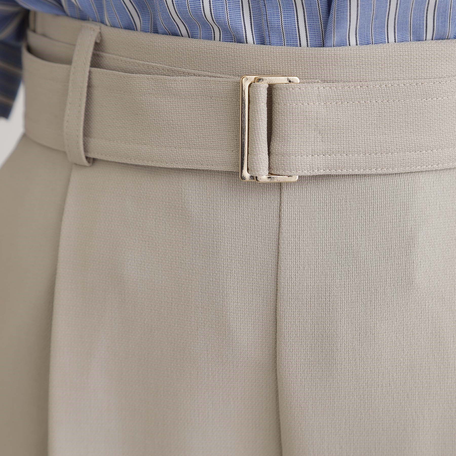 grove「【夏に嬉しい機能付き】リネンライクベルトワイドパンツ」|その他|