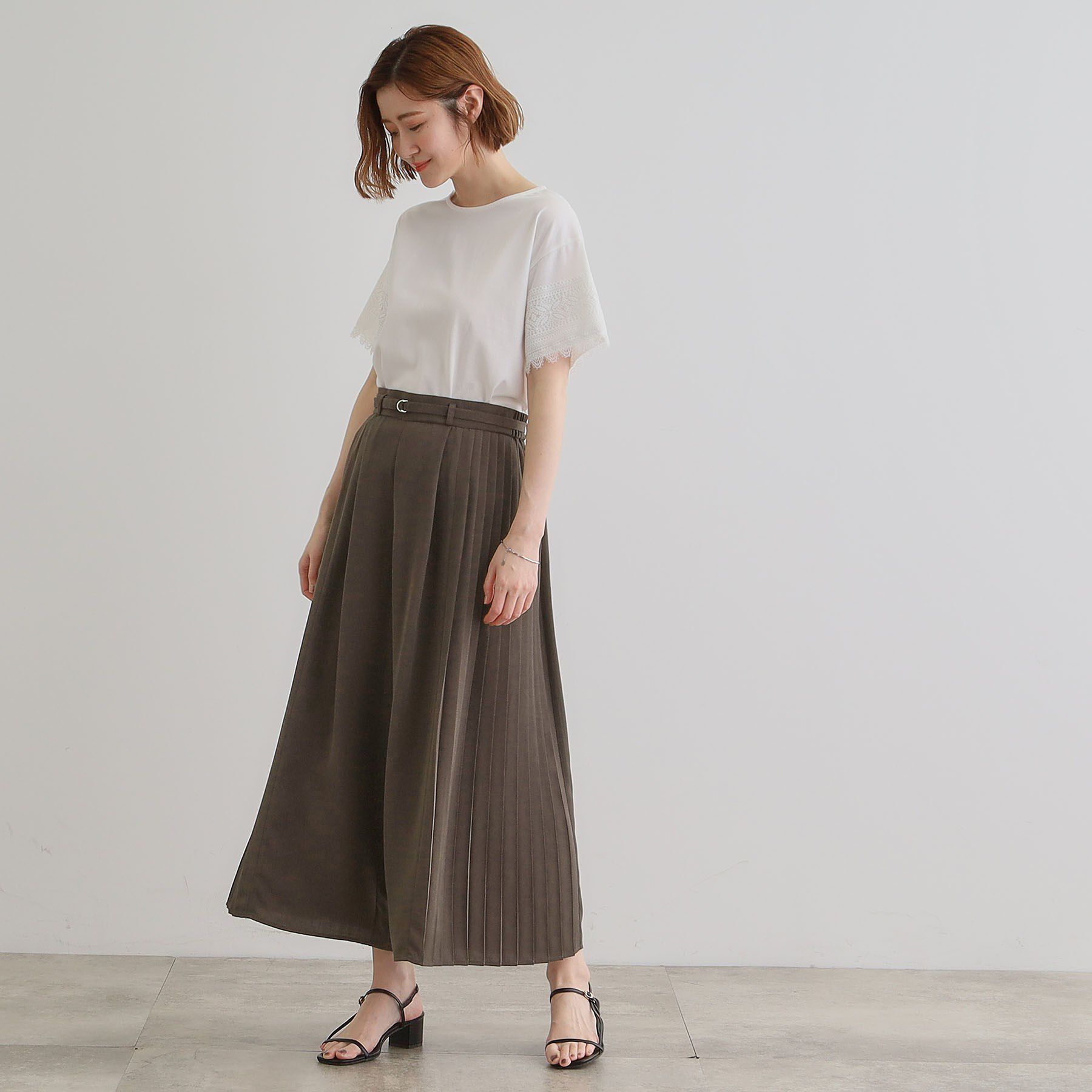 grove「さらっと軽やか サイドプリーツスカーチョ」|その他|