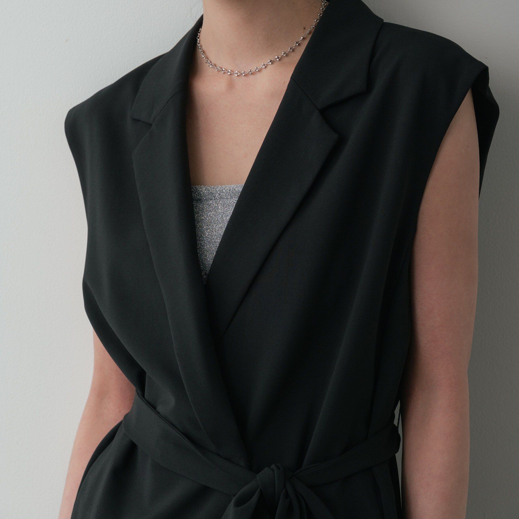 GALLEST「Comfy SET UP｜ベルテッドジレ【セットアップ対応／通勤／カセット服】」|ベスト・ジレ|