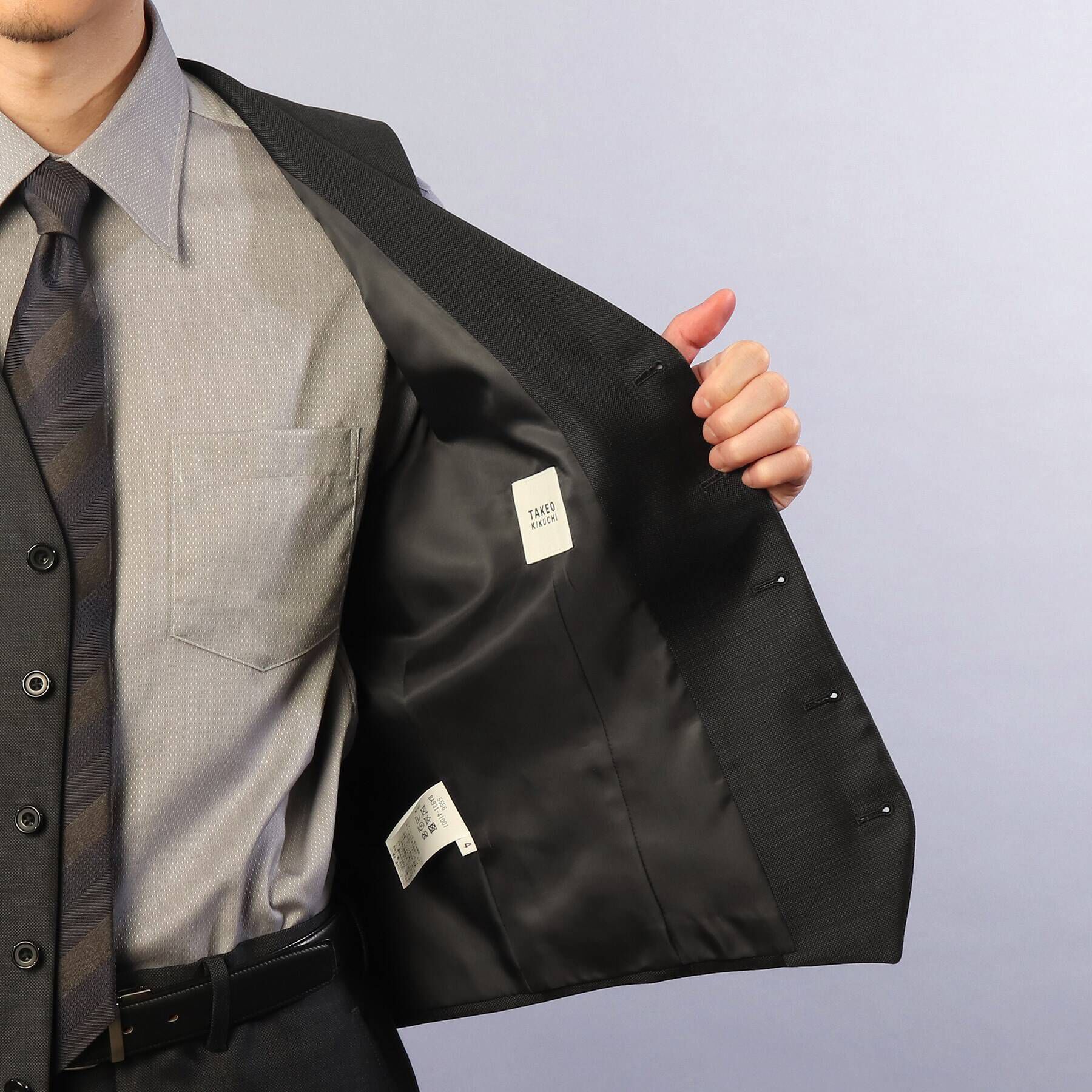 TAKEO KIKUCHI「【Sサイズ～】シャイニーシャクピンヘッド　ベスト」|スーツ|