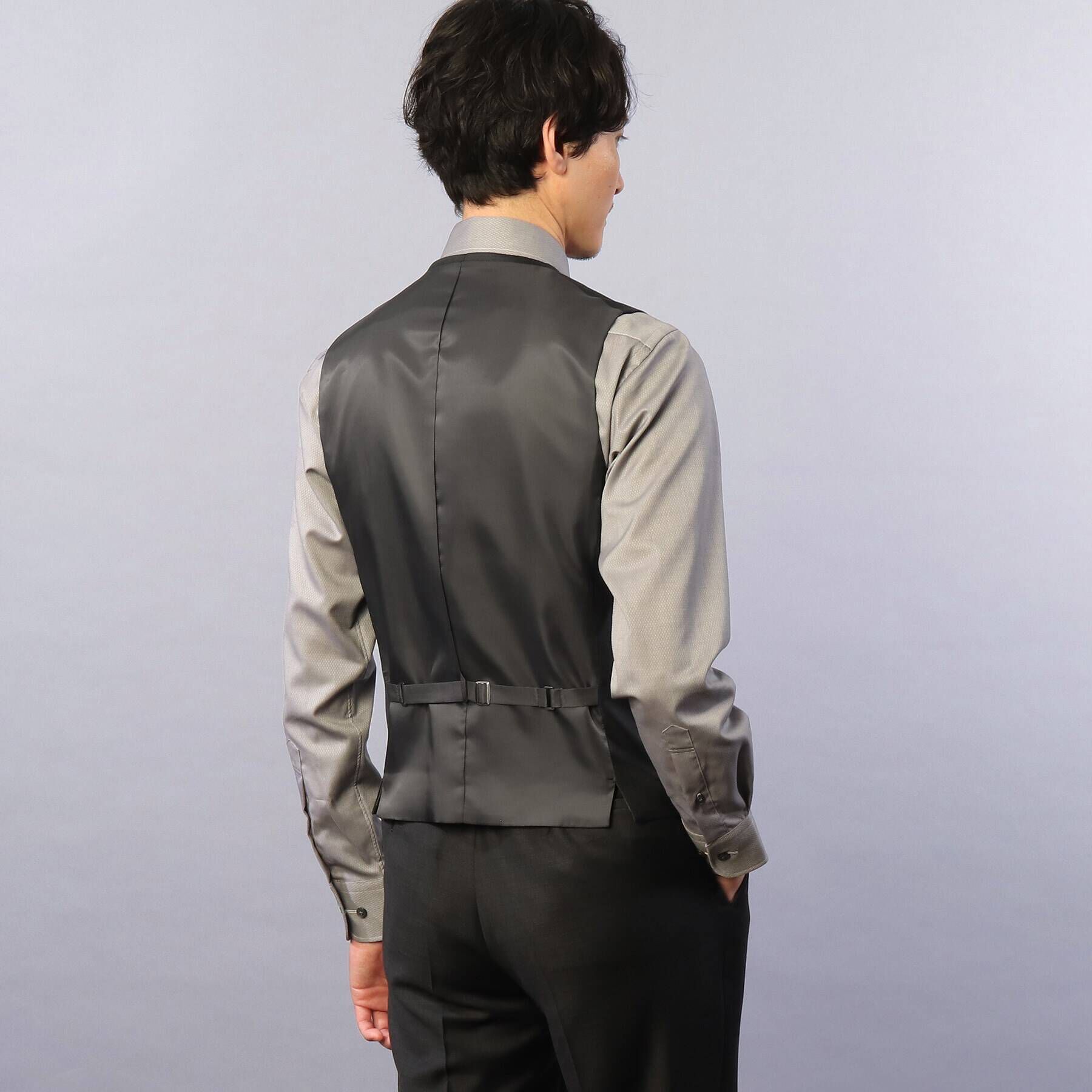 TAKEO KIKUCHI「【Sサイズ～】シャイニーシャクピンヘッド　ベスト」|スーツ|