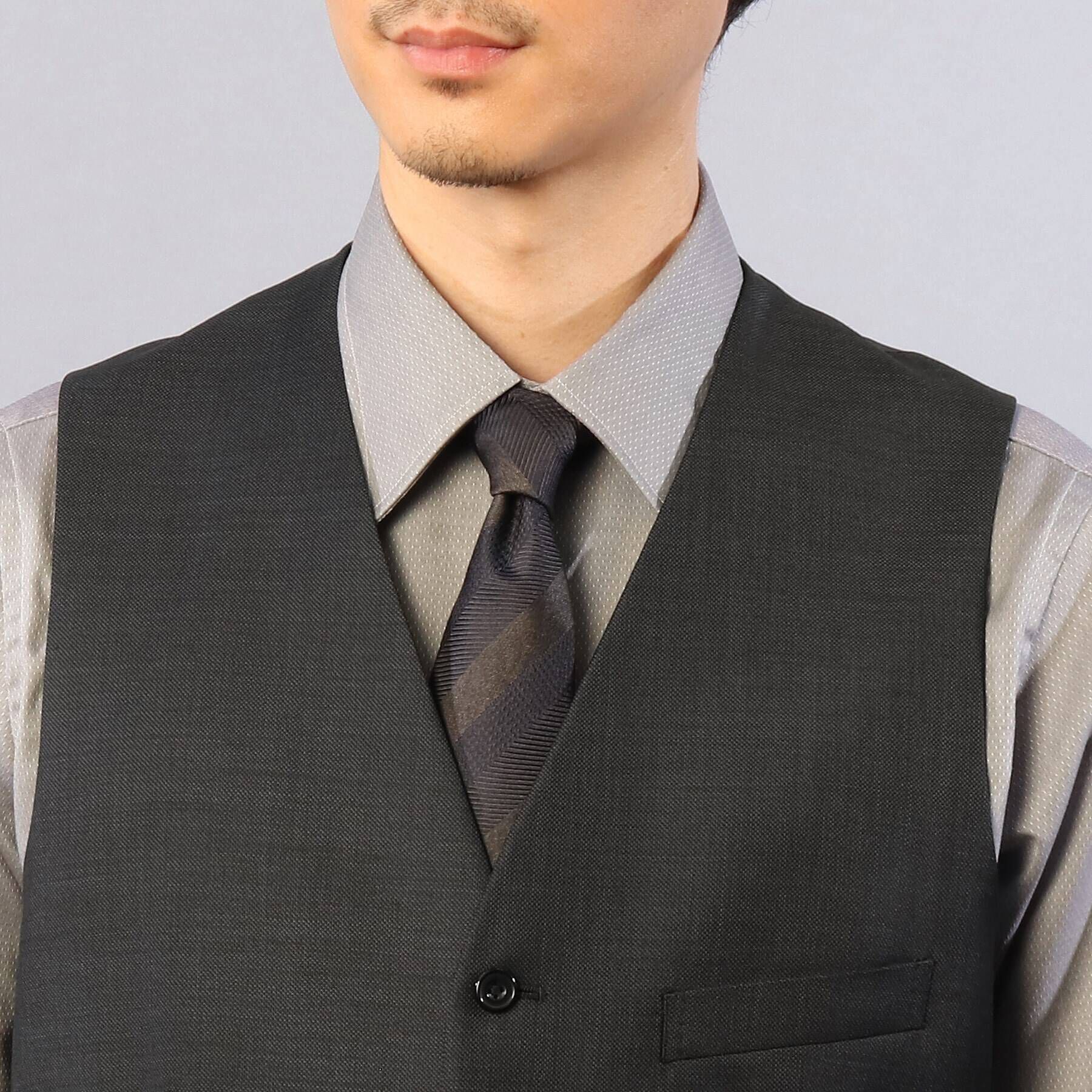 TAKEO KIKUCHI「【Sサイズ～】シャイニーシャクピンヘッド　ベスト」|スーツ|