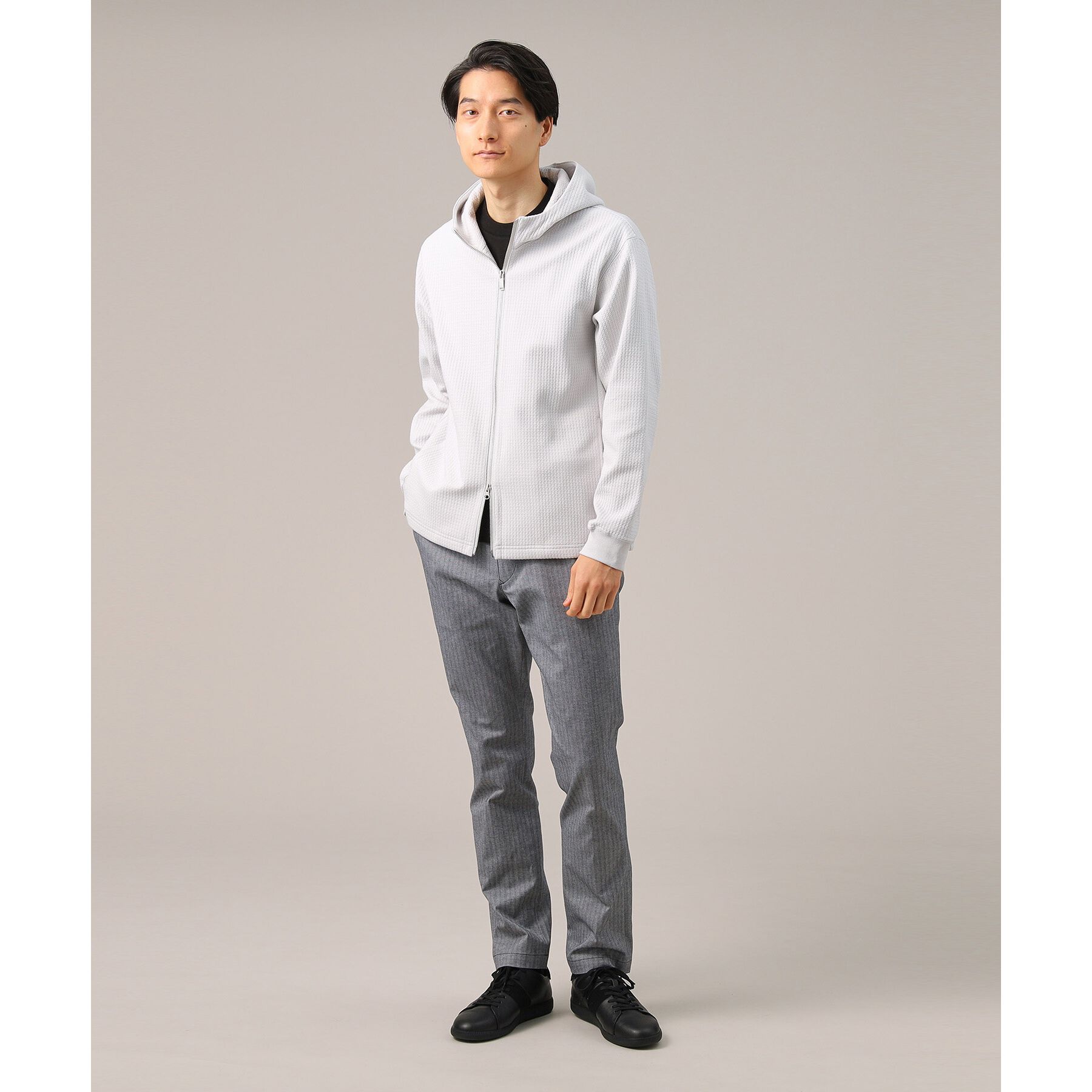 TAKEO KIKUCHI「【Made in JAPAN】播州織 ヘリンボン ストレート パンツ」|その他|