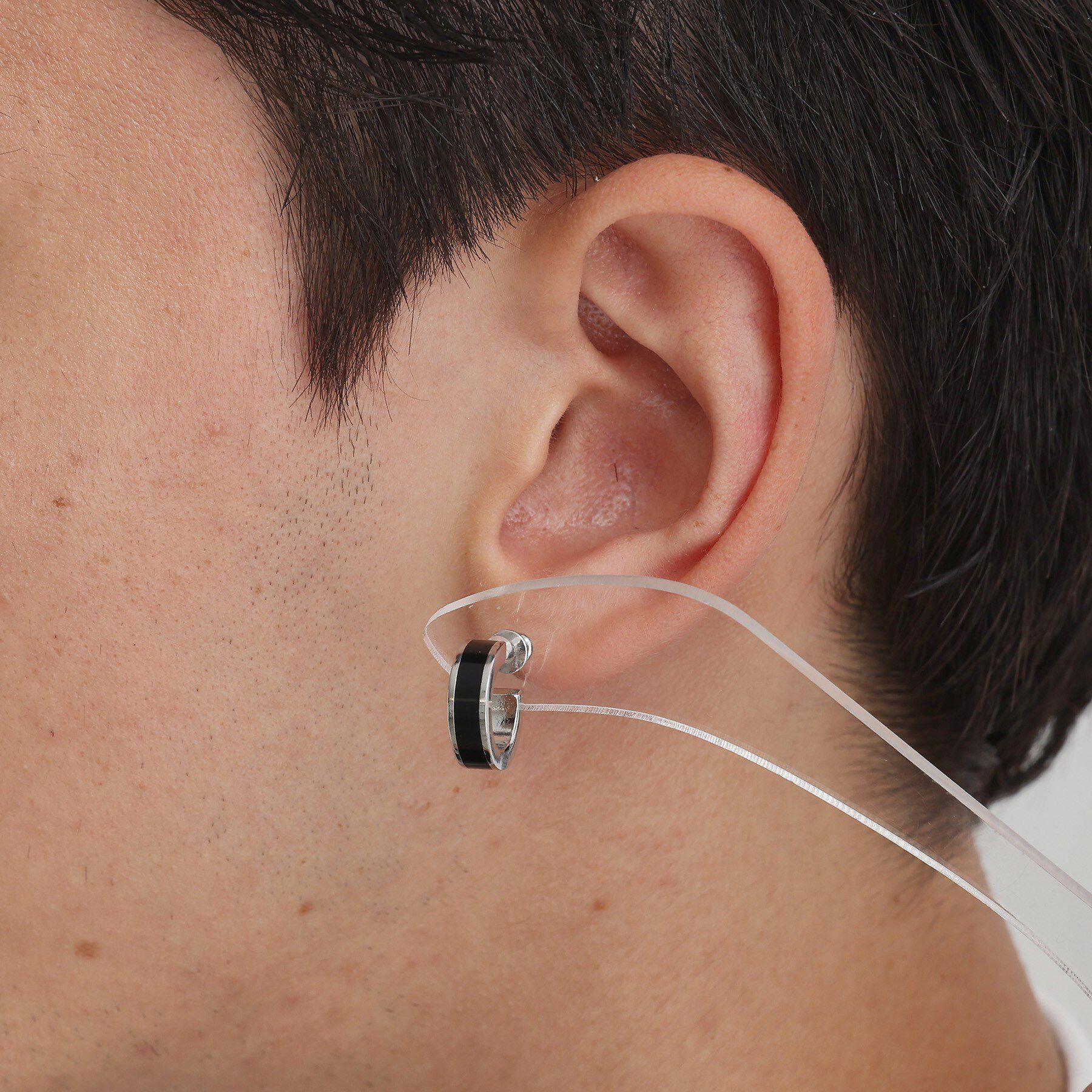 TAKEO KIKUCHI「ブラックエポラインピアス」|ピアス|