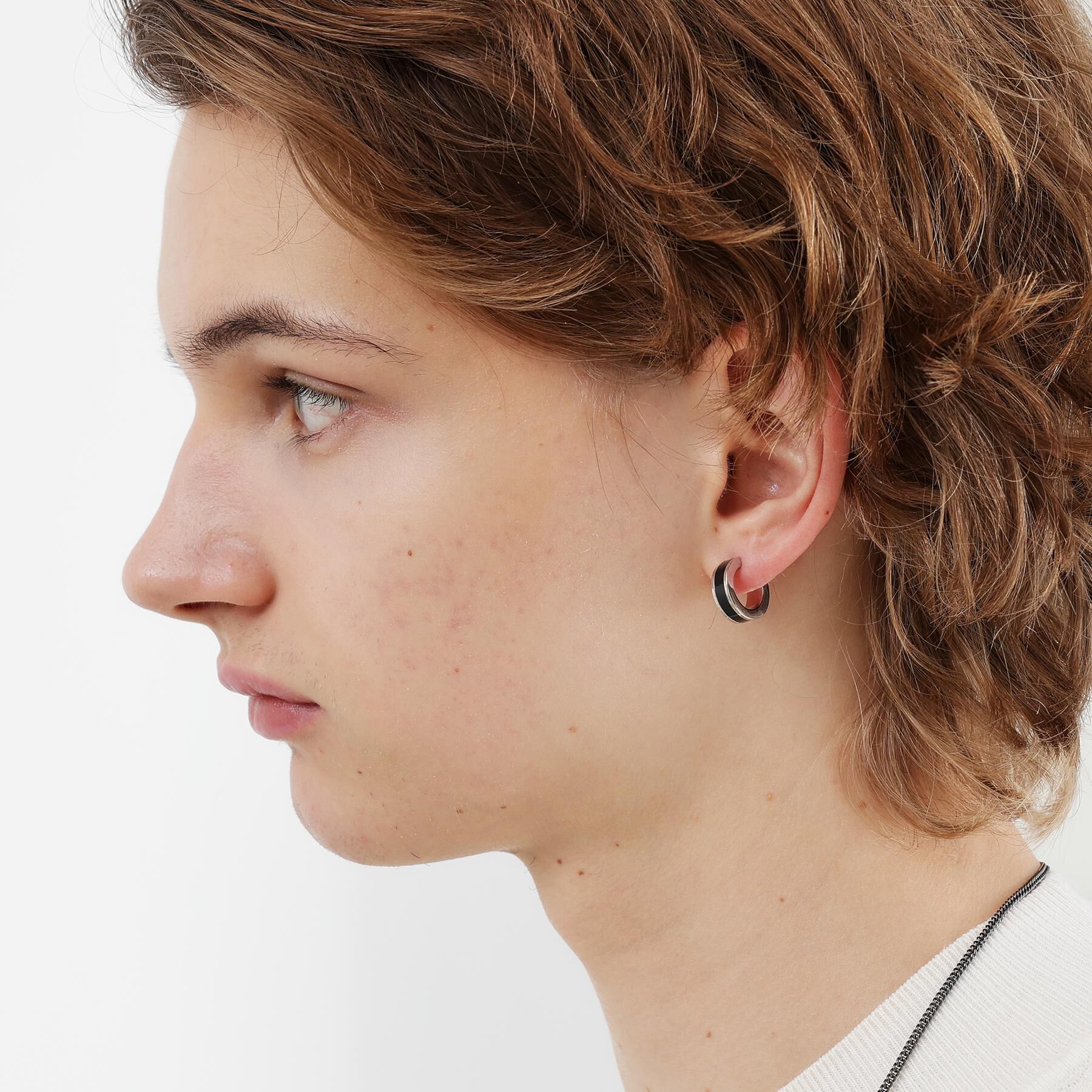 TAKEO KIKUCHI「ブラックエポラインピアス」|ピアス|